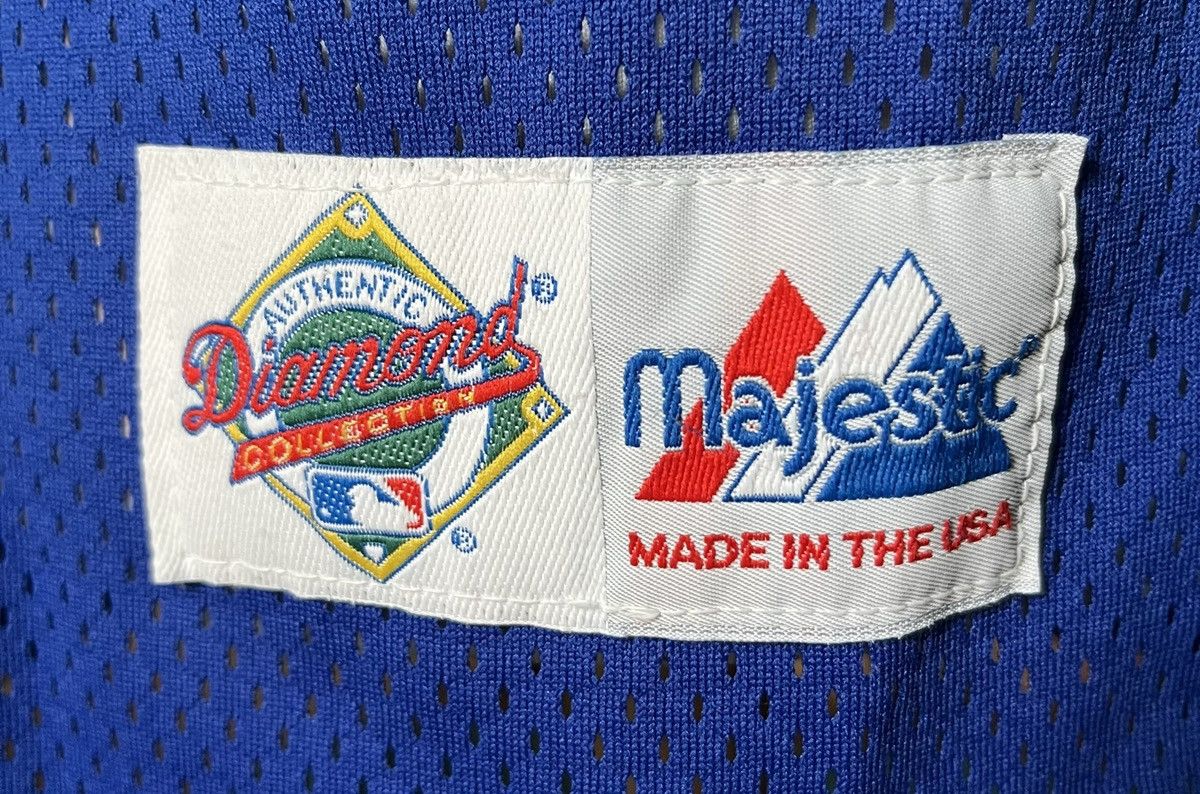 MLB × Majestic × Vintage 1990’s MLB Chicago Cubs Majestic baseball jersey size L Size US L / EU 52-54 / 3 - 9 Thumbnail