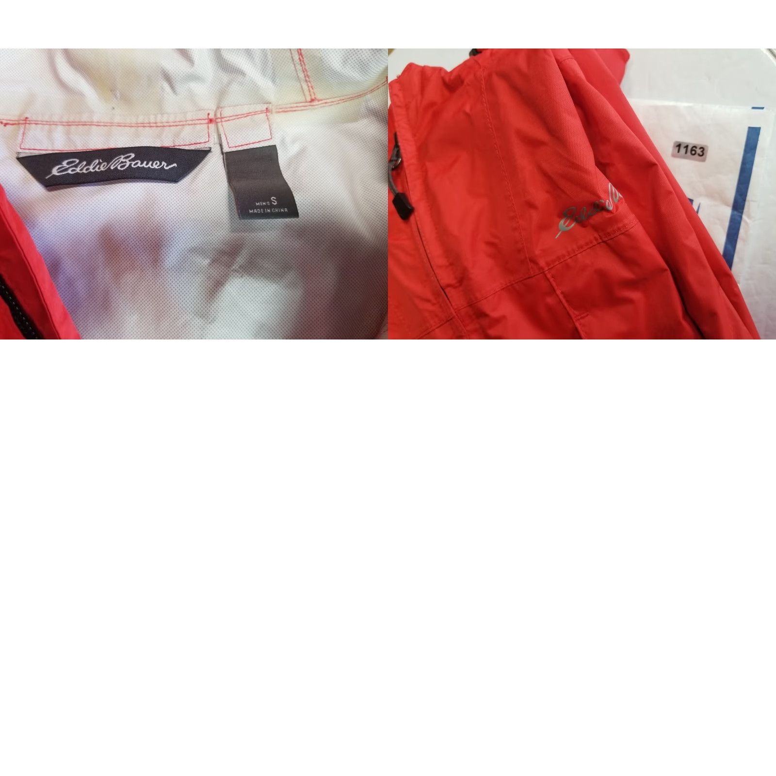 Eddie Bauer VINTAGE Eddie Bauer WEATHEREDGE Jacket Men Small Red Rain Waterproof Hooded Storm Coat Size US S / EU 44-46 / 1 - 9 Thumbnail