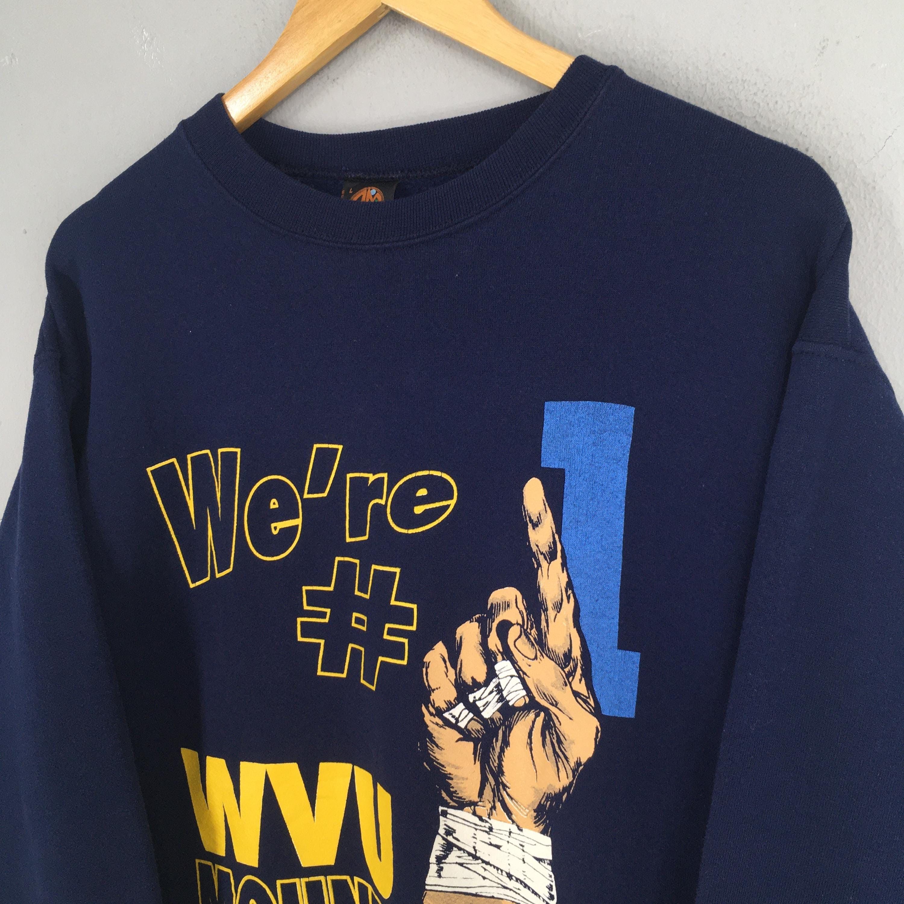 NCAA Vintage West Virginia Mountaineers Football Sweatshirt L Size US L / EU 52-54 / 3 - 3 Thumbnail