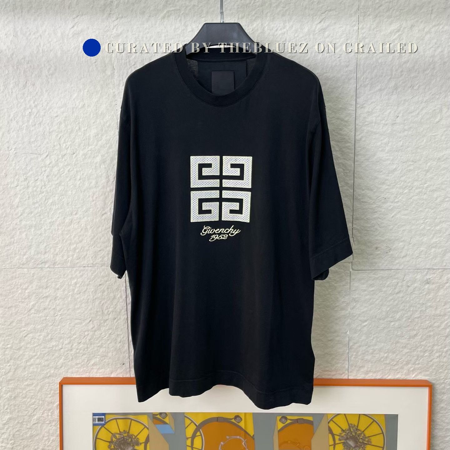 Givenchy Givenchy Black Embroidered Short-Sleeve Top Size US S / EU 44-46 / 1 - 1 Thumbnail