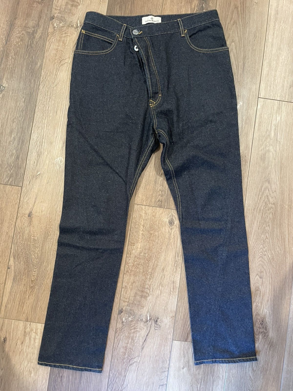 Vivienne Westwood Vivienne Westwood Denim asymmetrical jeans Size US 34 / EU 50 - 1 Thumbnail