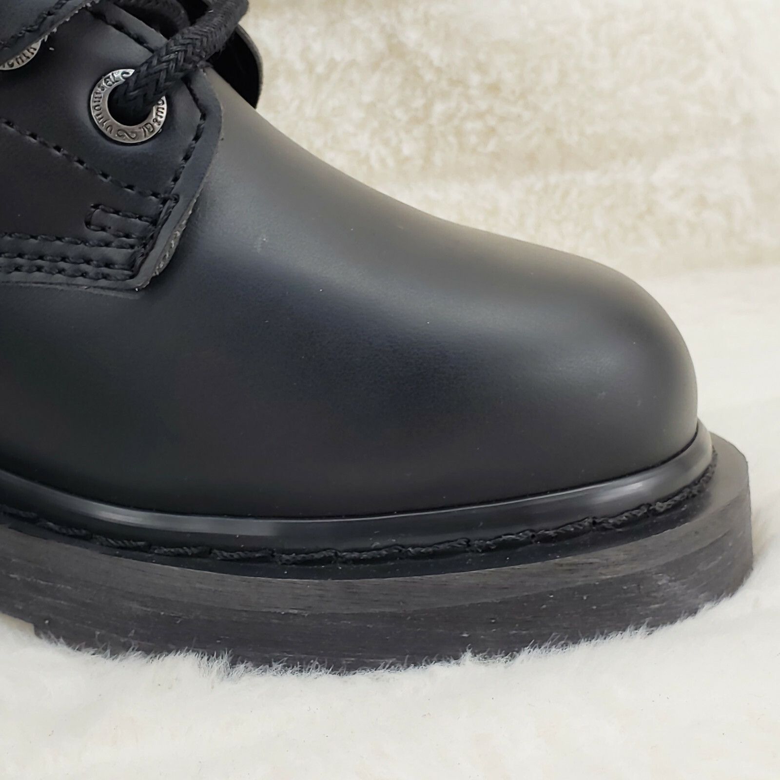 Demonia Cult DEMONIA Bolt 250 Goth Combat Biker Ankle Boots Black Matte M Size US 6 / EU 39 - 6 Thumbnail