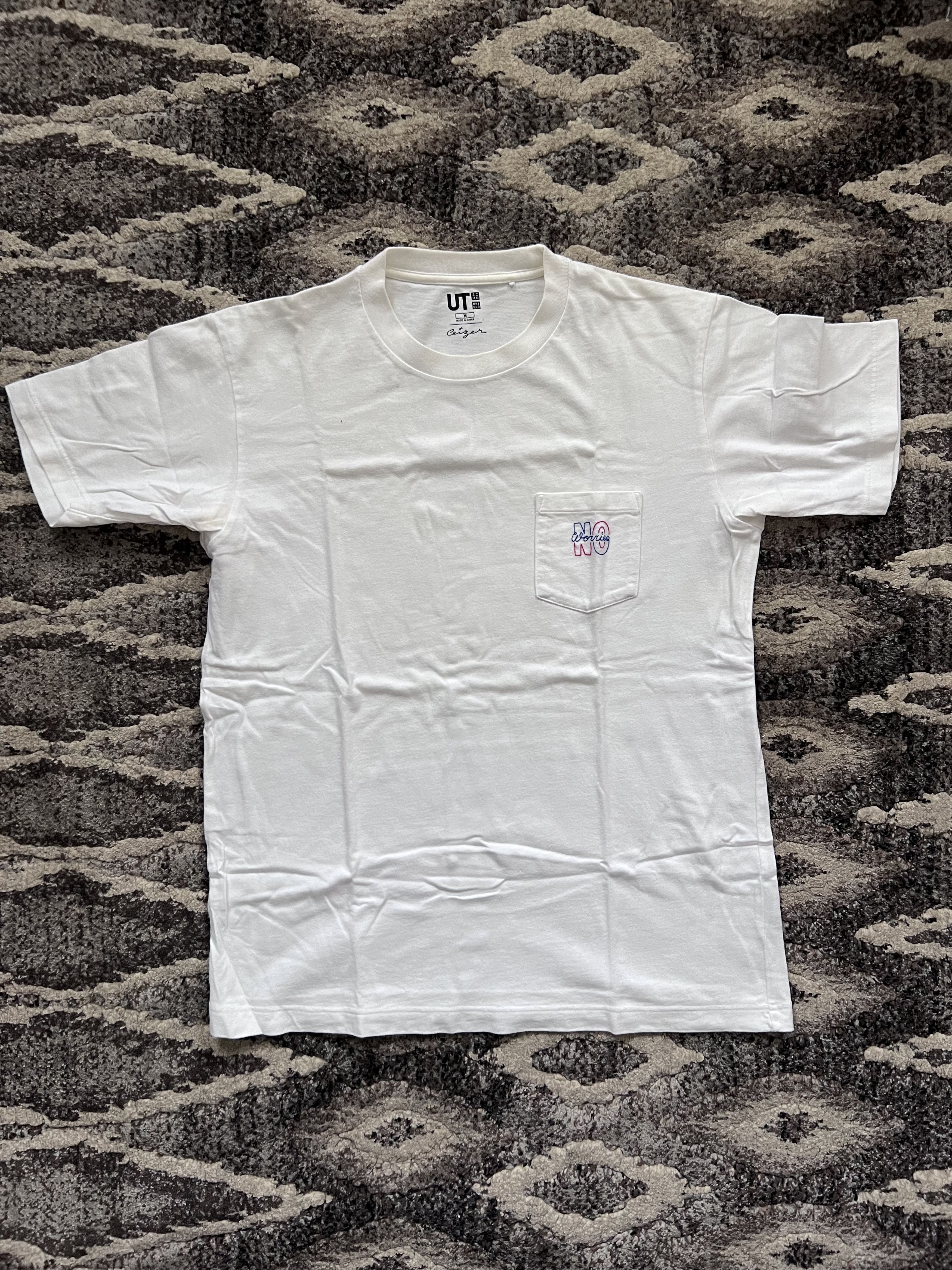 Uniqlo Uniqlo x Ceizer "No Worries Club" T-Shirt Size US M / EU 48-50 / 2 - 2 Thumbnail