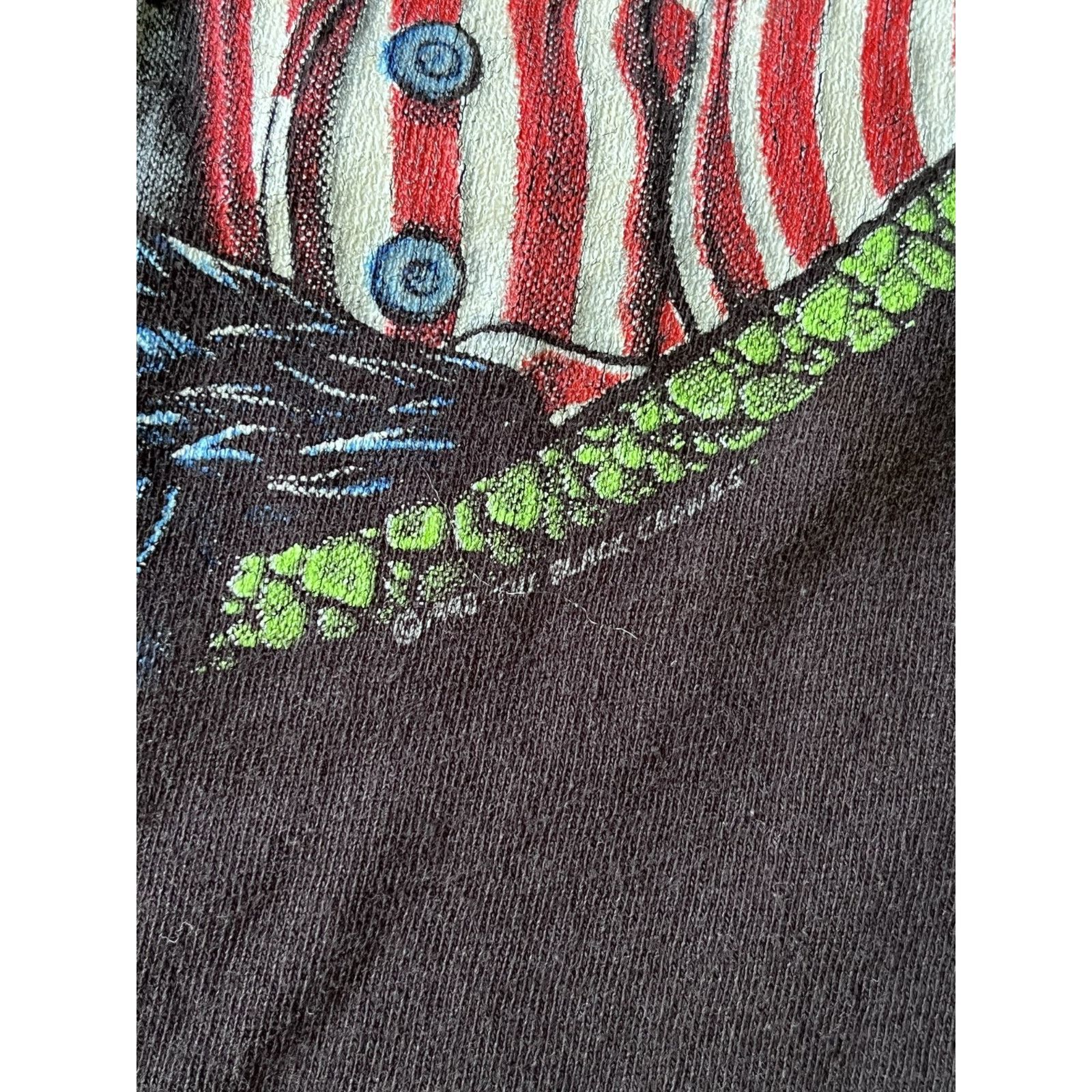 Hanes × Vintage Vintage 1993 Black Crowes High As The Moon Tour Shirt XL Size US XL / EU 56 / 4 - 7 Thumbnail