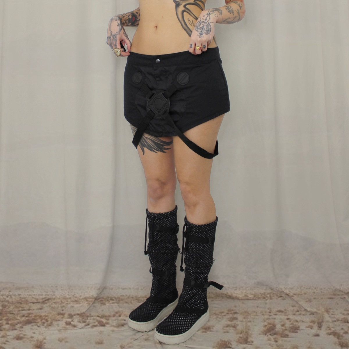 Other 🔌CYBERDOG MINISKIRT🔌 Size 30" / US 8 / IT 44 - 2 Thumbnail