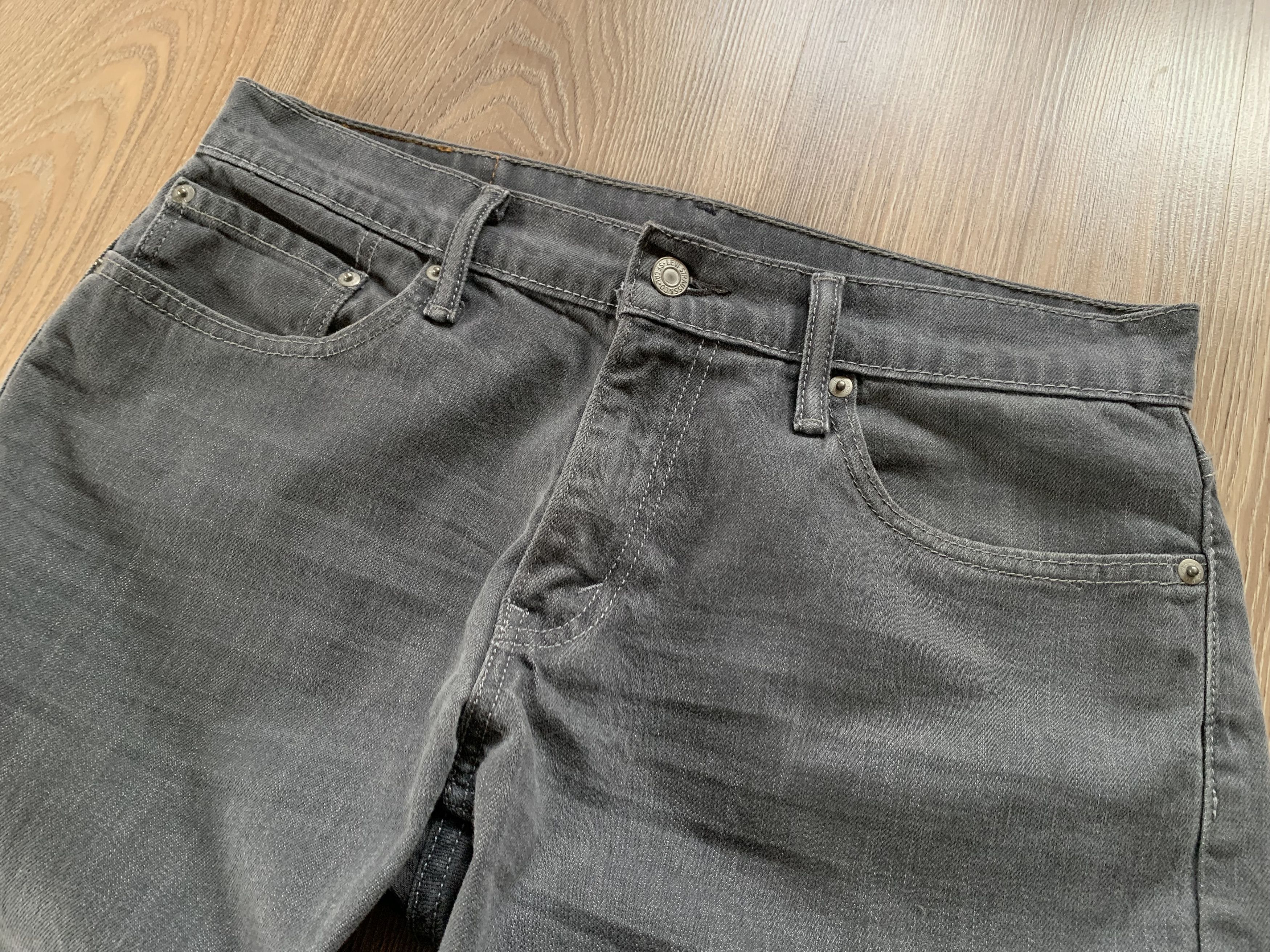 Levi's Levis 514 Grey Vintage Denim Jeans Size US 32 / EU 48 - 4 Thumbnail