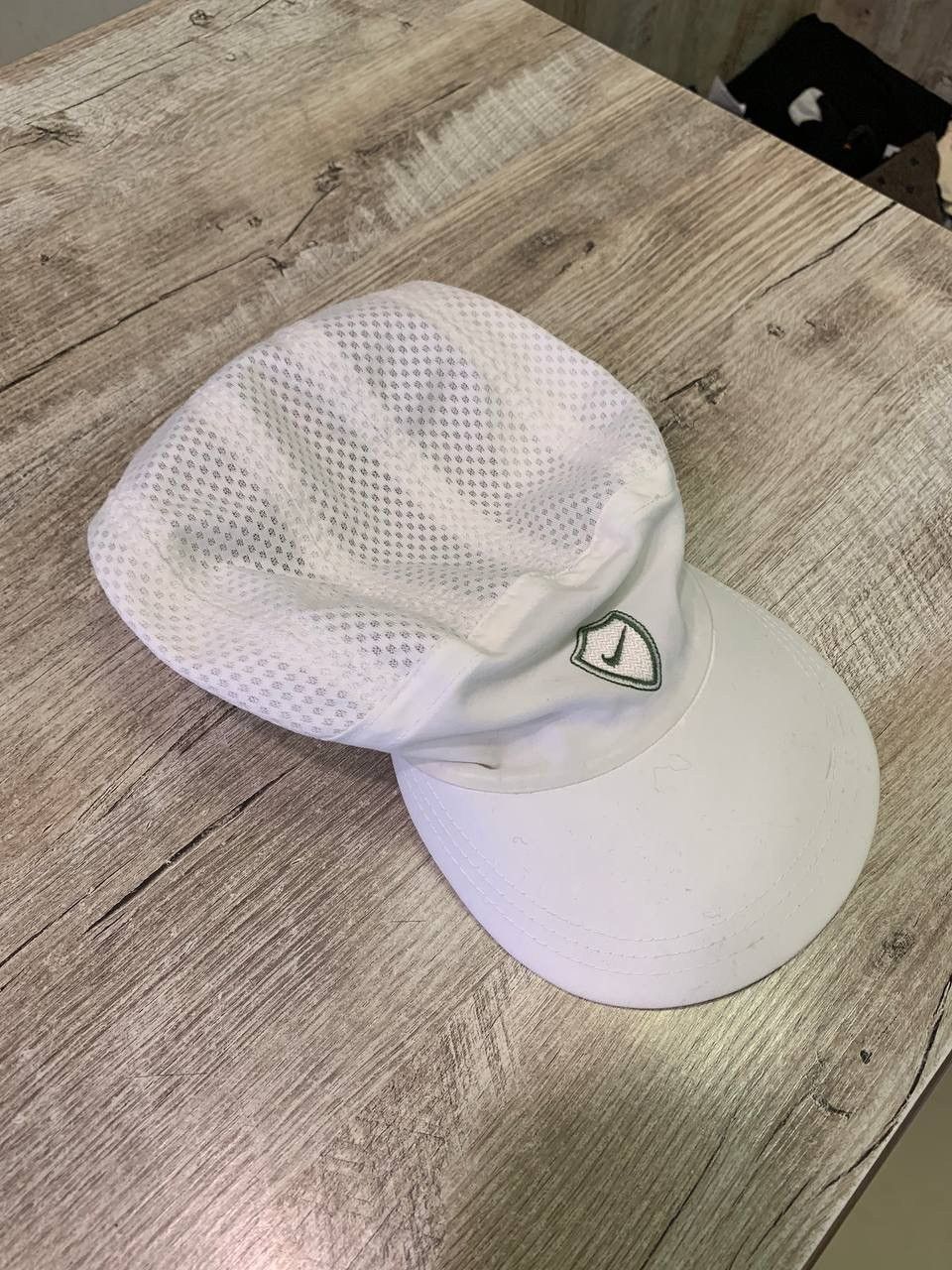 Nike × Vintage VERY RARE NIKE MULTI LOGO CAP TENNIS SWOOSH DRILL Y2K 90s Size ONE SIZE - 1 Thumbnail