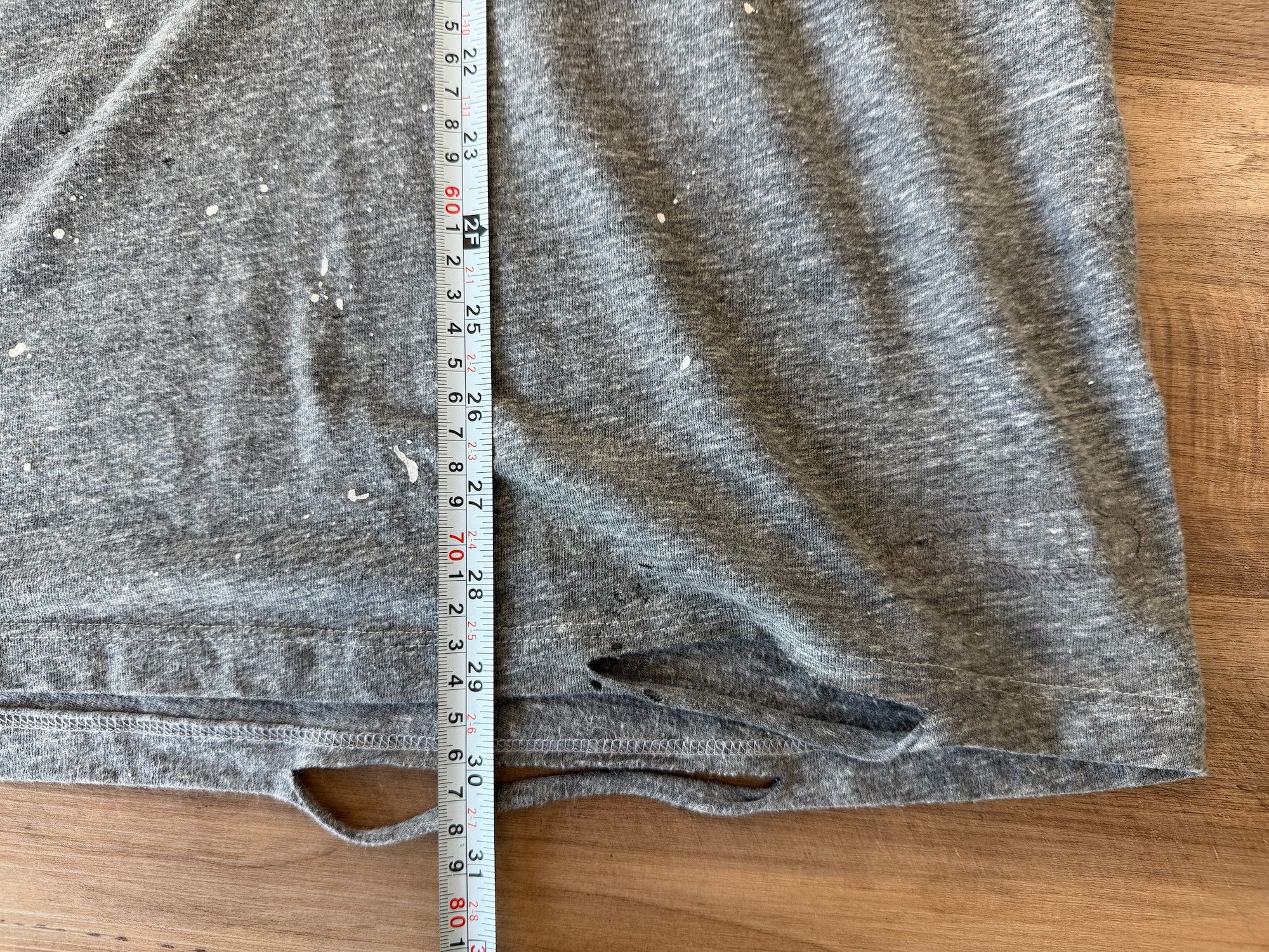 Amiri AMIRI Shotgun Distressed Gray T-Shirt Size US M / EU 48-50 / 2 - 8 Thumbnail