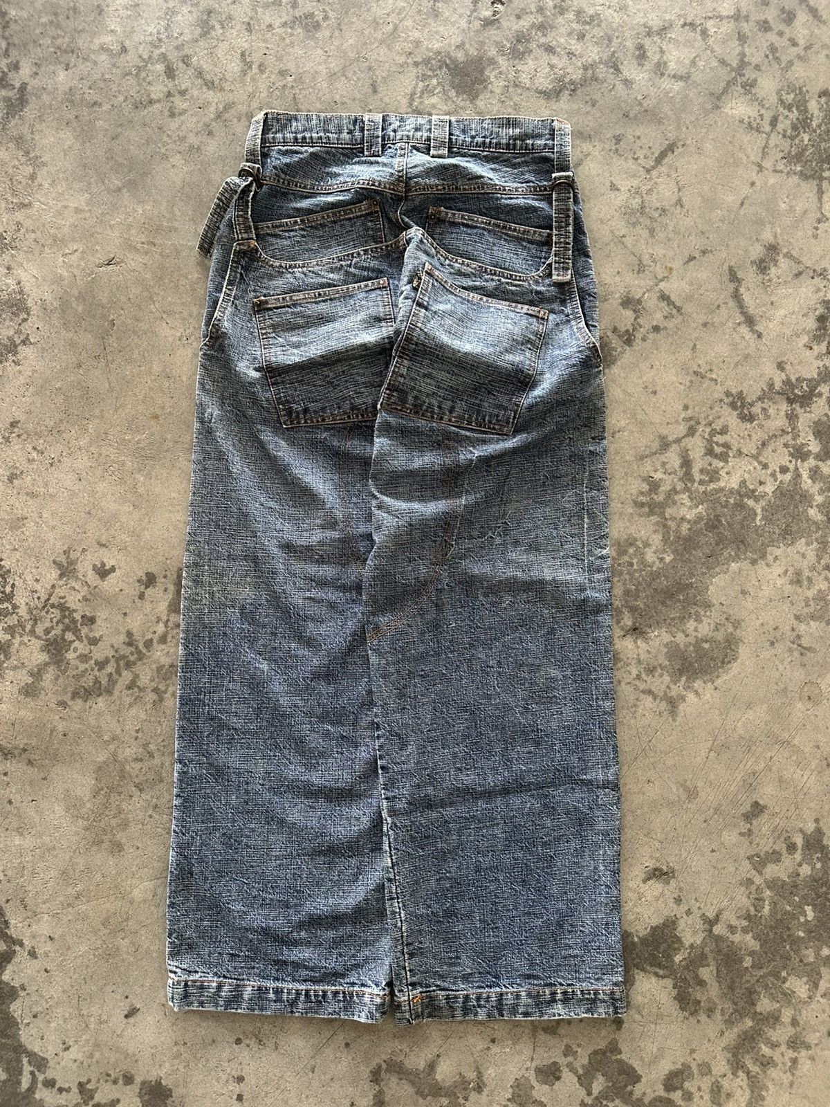 If Six Was Nine × Japanese Brand × Le Grande Bleu (L.G.B.) Rethirst Baggy Jeans With 6 Pockets Size US 29 - 5 Thumbnail