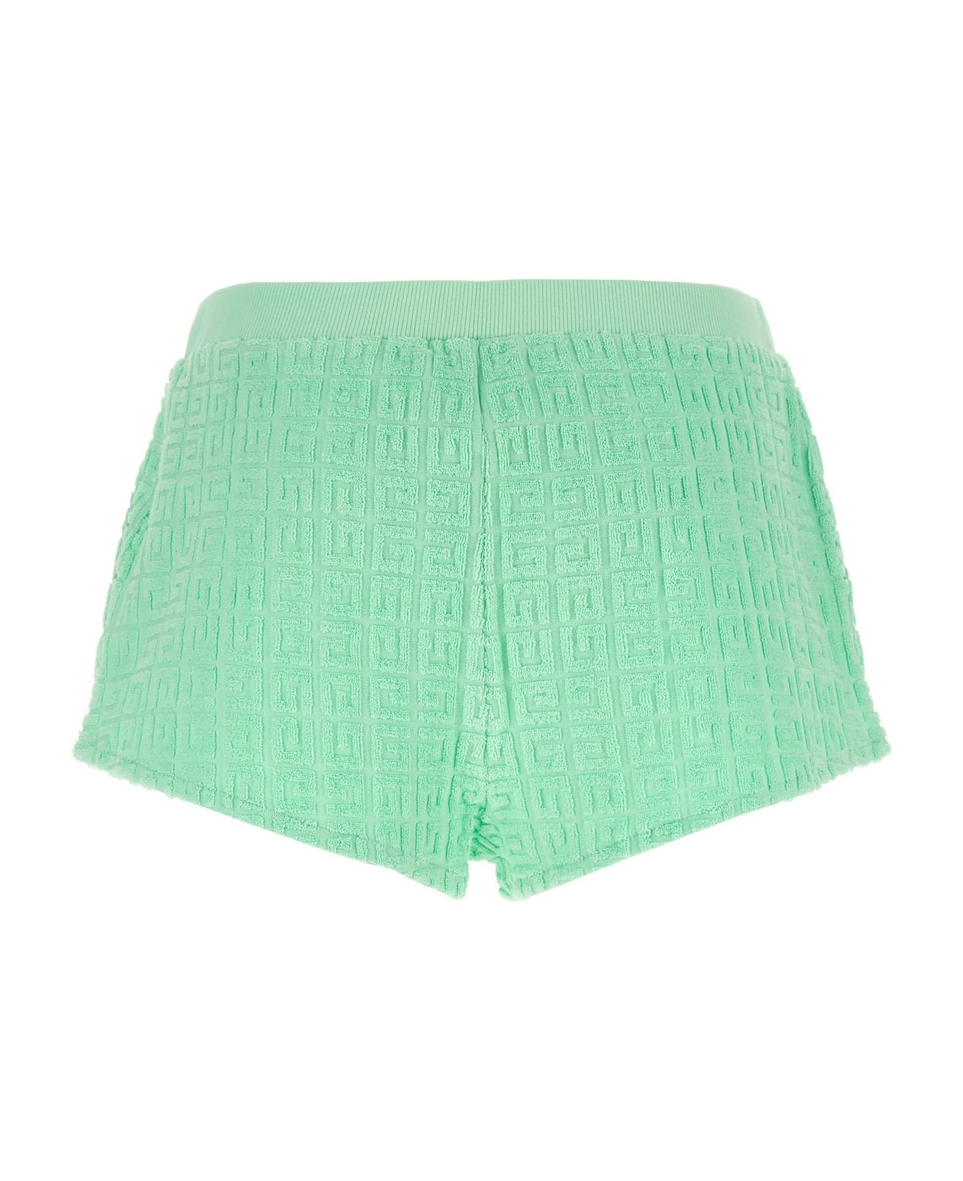 Givenchy o1n1vont0326 Plage Capsule Shorts in Aqua Green Size 24" / US 00 / IT 34 - 2 Thumbnail
