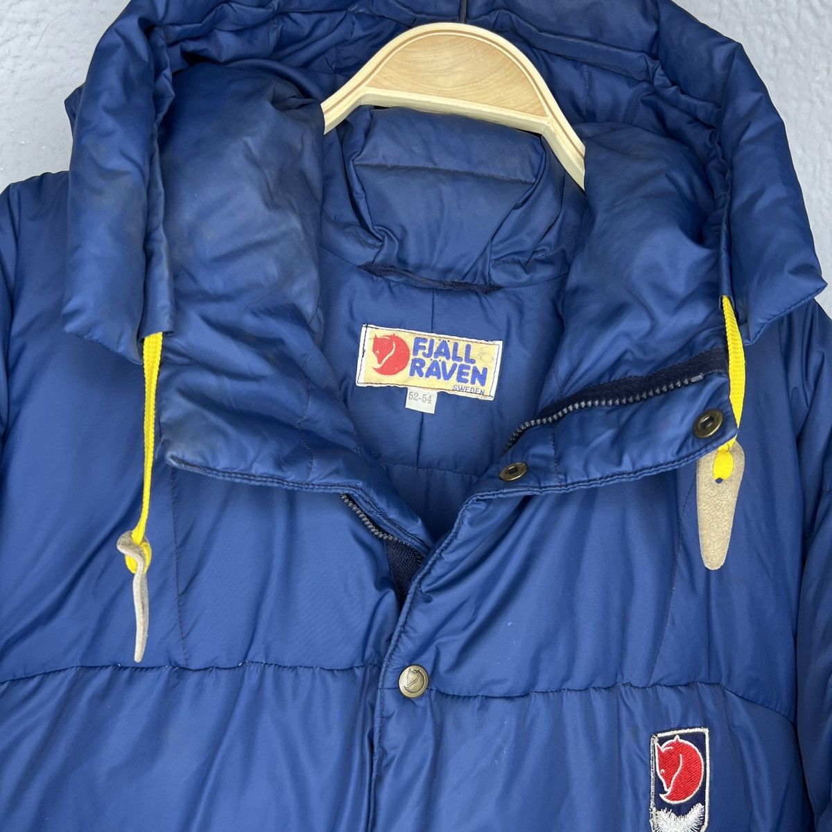 Fjallraven Fjallraven Vintage Puffer Goose Down Winter Jacket Navy Logo Size US L / EU 52-54 / 3 - 7 Thumbnail