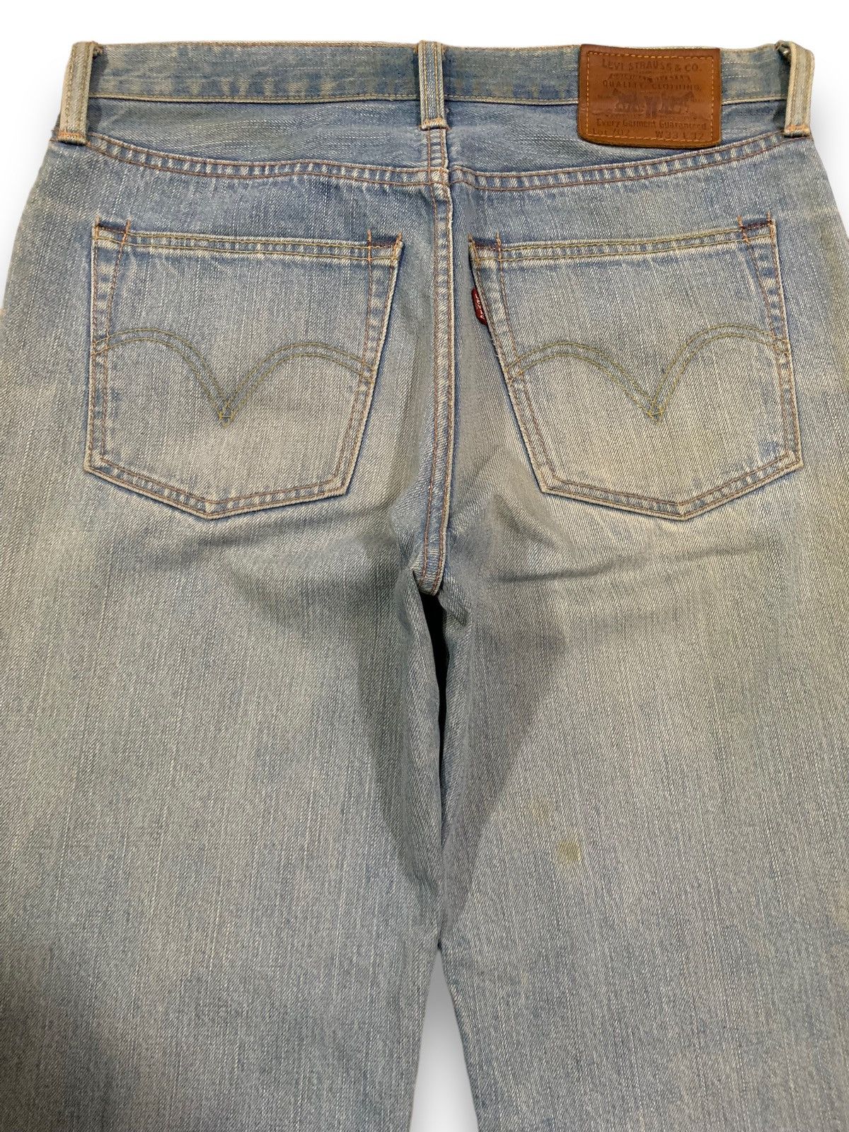 Levi's Vintage 90s Levis 702 Rusty Mud Wash Loose Jeans Size 33x28 Size US 33 - 12 Thumbnail