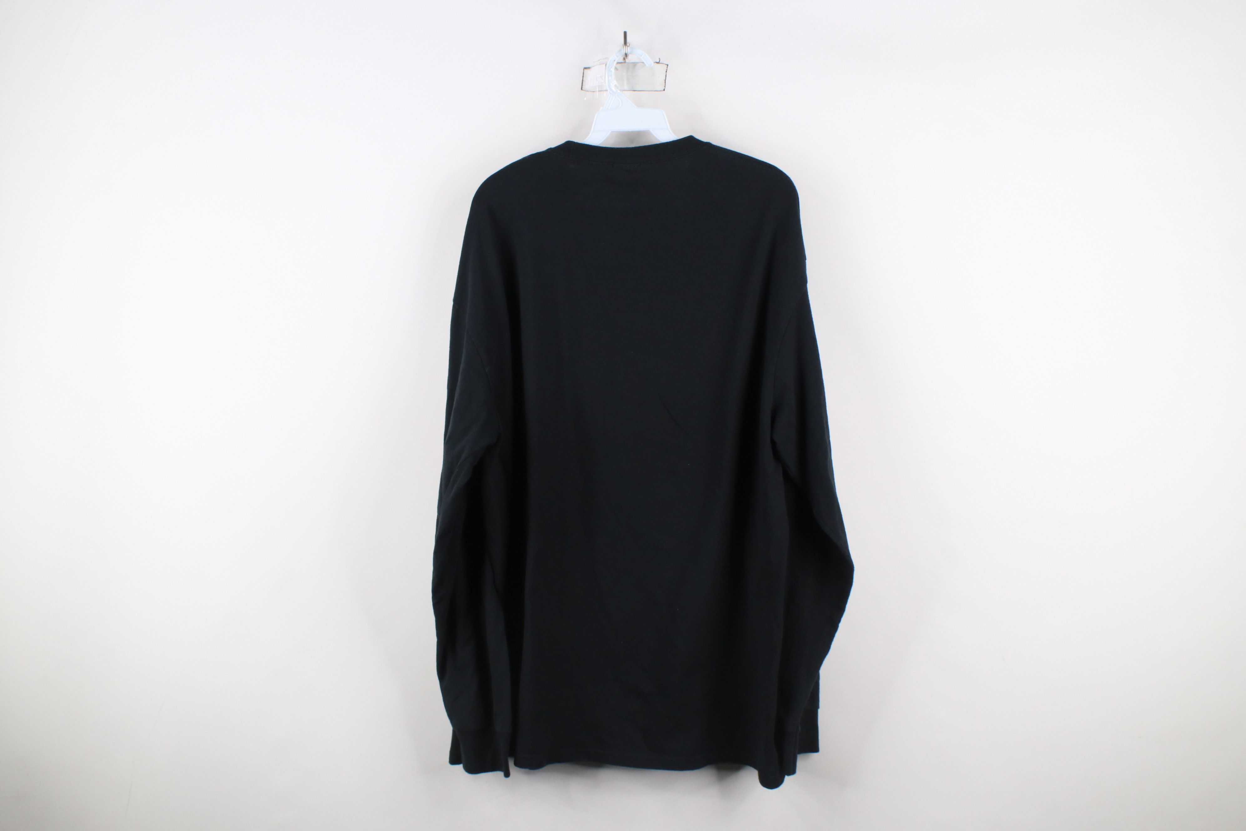 Vintage Vintage 90s Streetwear Long Sleeve T-Shirt Black Cotton Size US XL / EU 56 / 4 - 6 Thumbnail
