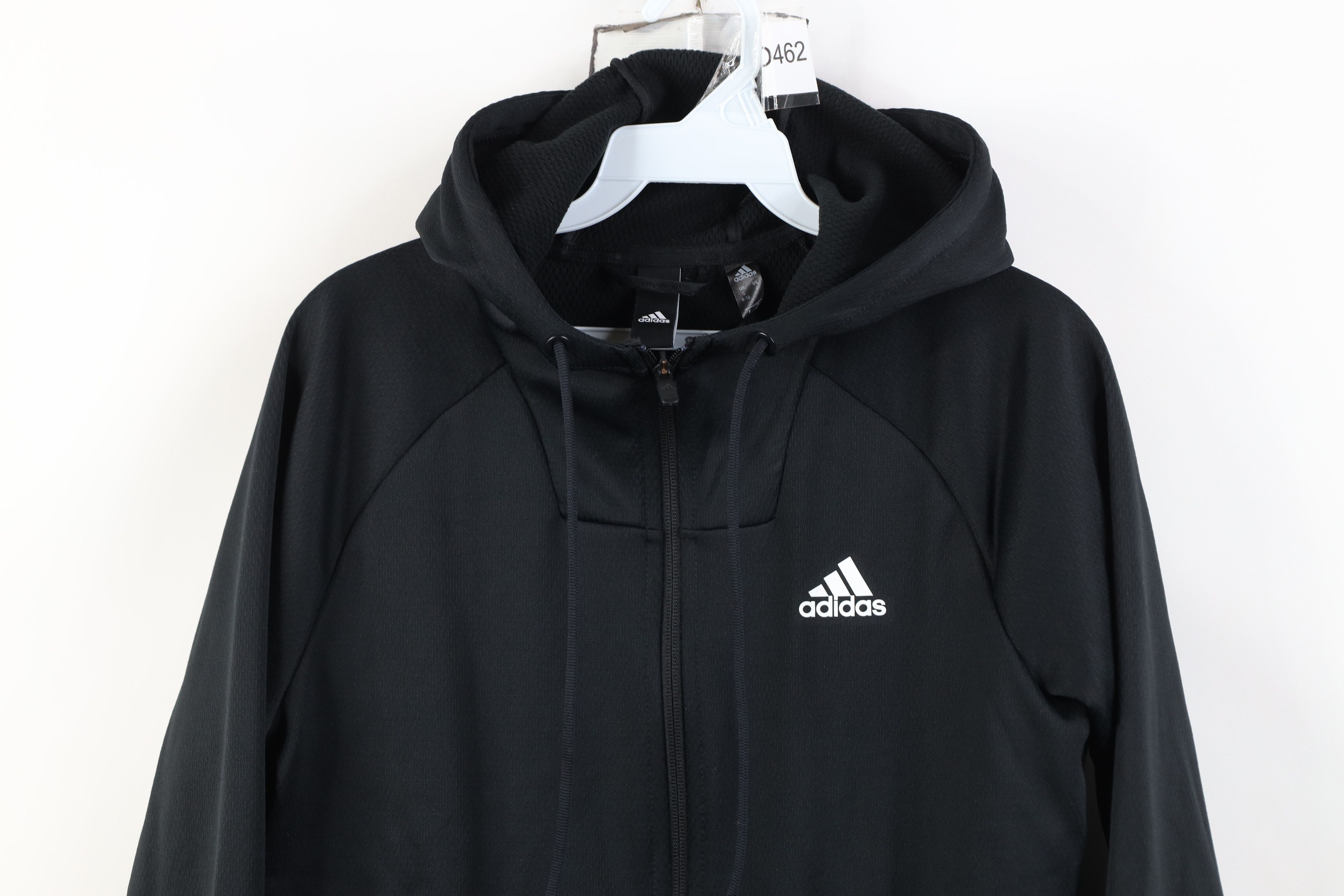 Adidas Adidas Color Block Thermal Knit Full Zip Hoodie Sweatshirt Size US S / EU 44-46 / 1 - 2 Thumbnail