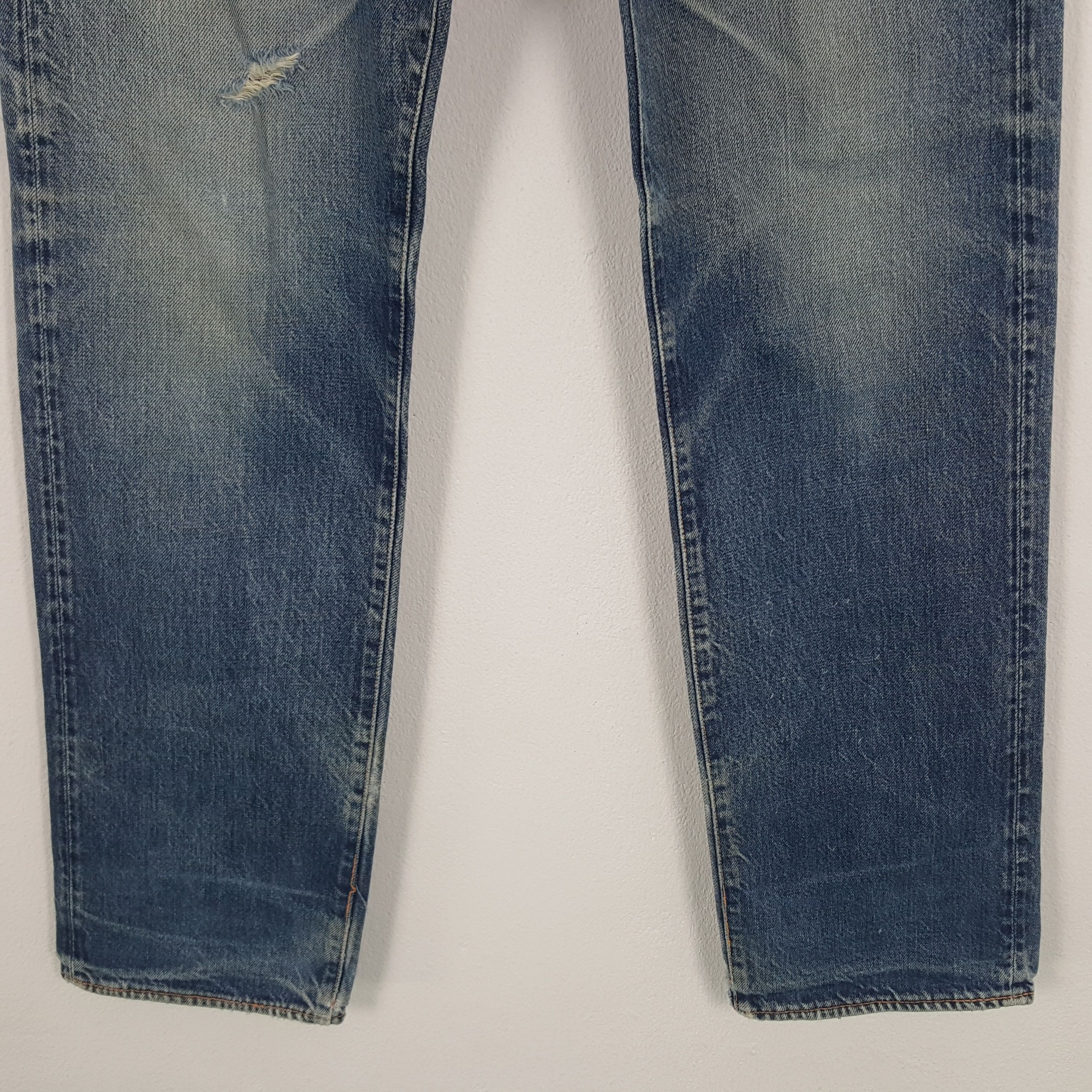 Evisu Vintage Evisu Japanese Brand Custom Art Denim Jeans Size US 31 - 6 Thumbnail
