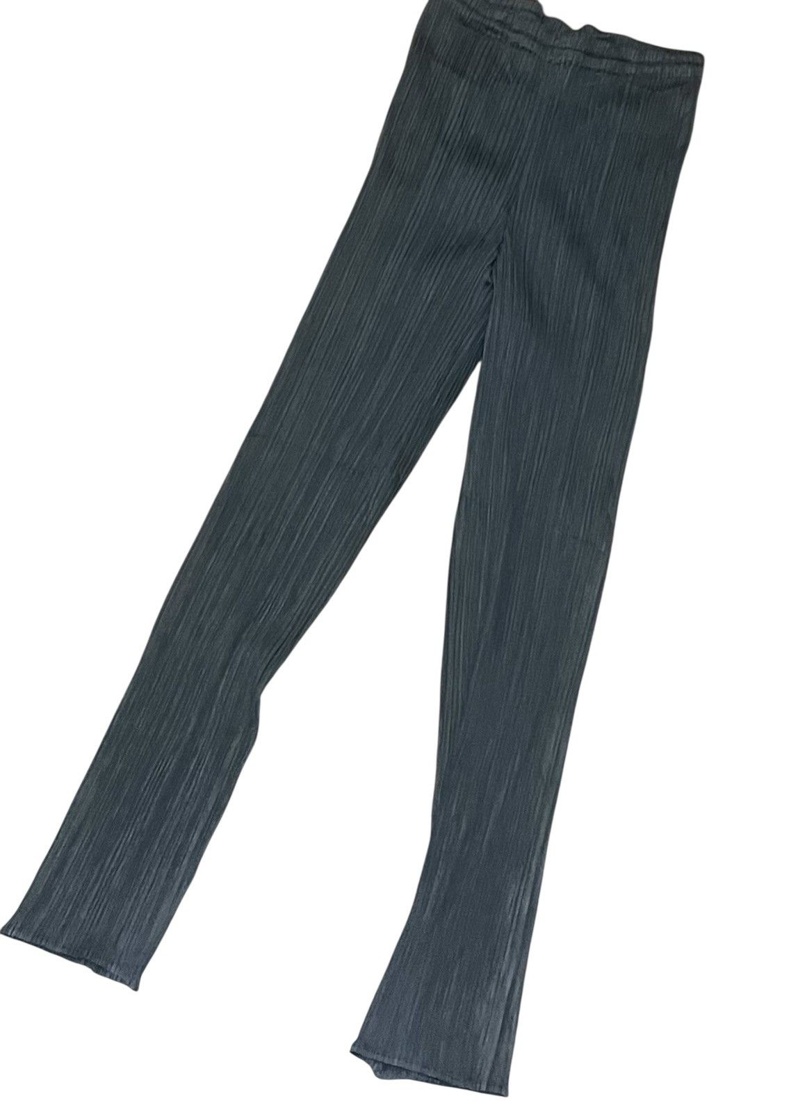 Issey Miyake Vintage issey miyake pleats please dark grey trousers Size 22" - 2 Thumbnail