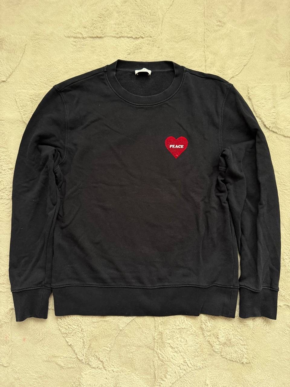 Sandro Sandro Peace Heart Sweatshirt Size US M / EU 48-50 / 2 - 1 Thumbnail