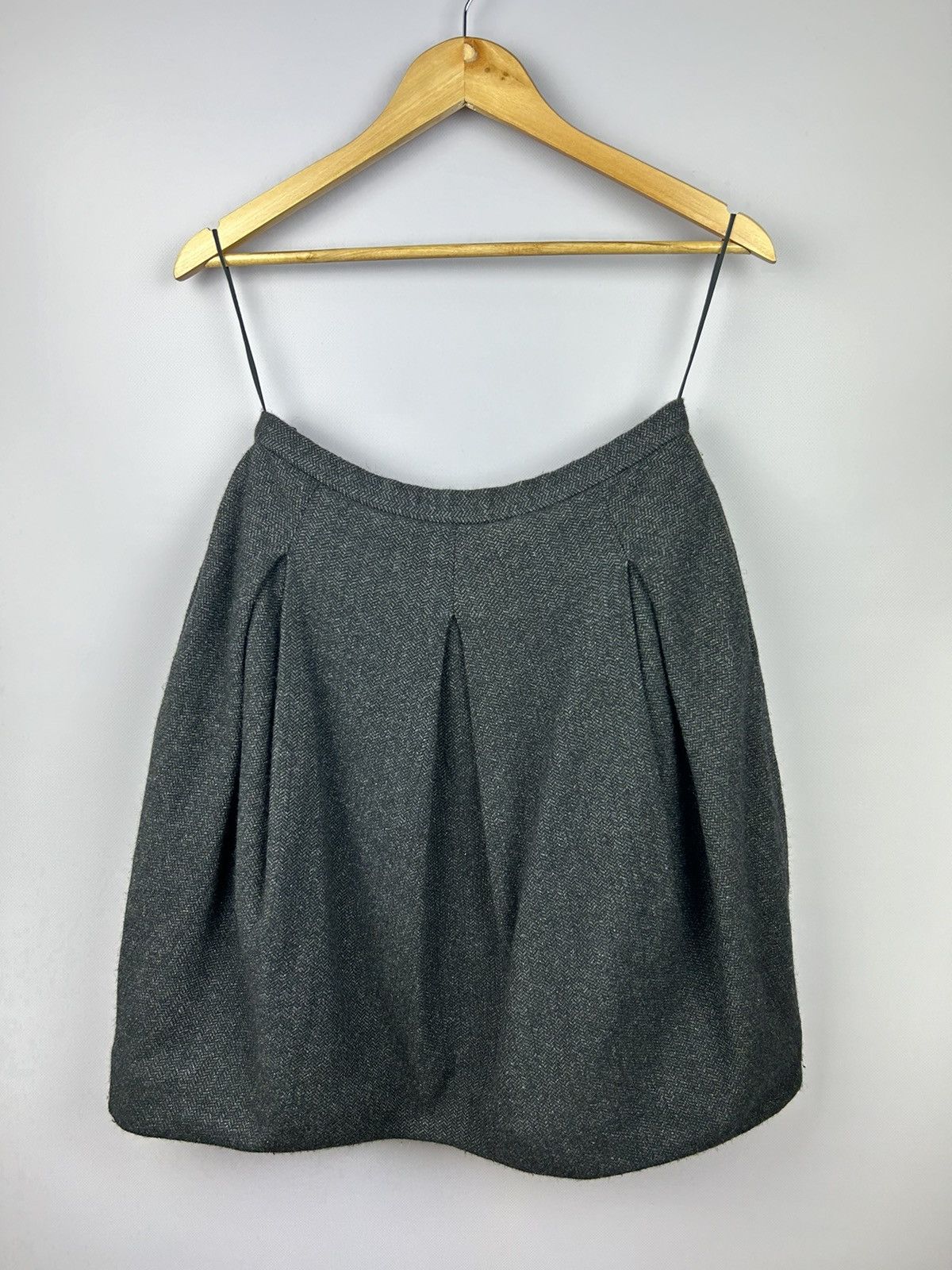 Ralph Lauren Black Label Ralph Lauren Black Label Camel Hair Tweed Balloon Bell Skirt Size 28" / US 6 / IT 42 - 12 Thumbnail