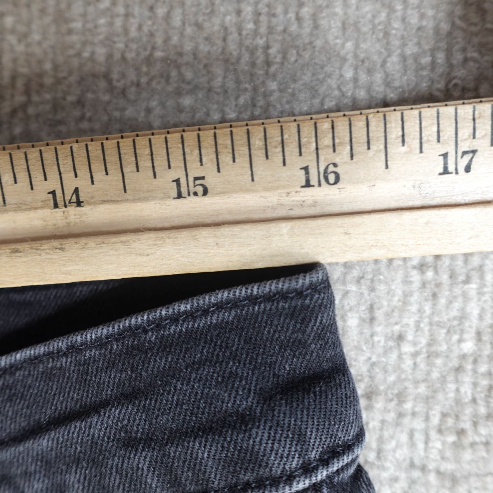 Levi's Levi's Premium 502 Jeans 32 x 30 Black Regular Men Stretch Belt Loops Denim Solid Vintage: No Size US 32 / EU 48 - 6 Thumbnail