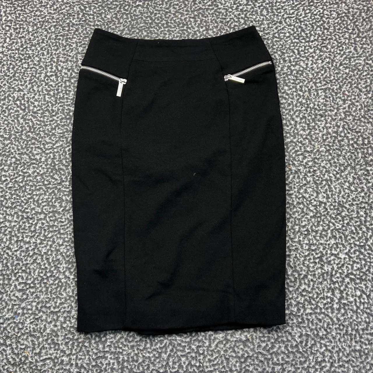 Michael Kors Michael Kors Pencil Skirt Women 4 Black Zip 28x23 Size 27" / US 4 / IT 40 - 1 Thumbnail