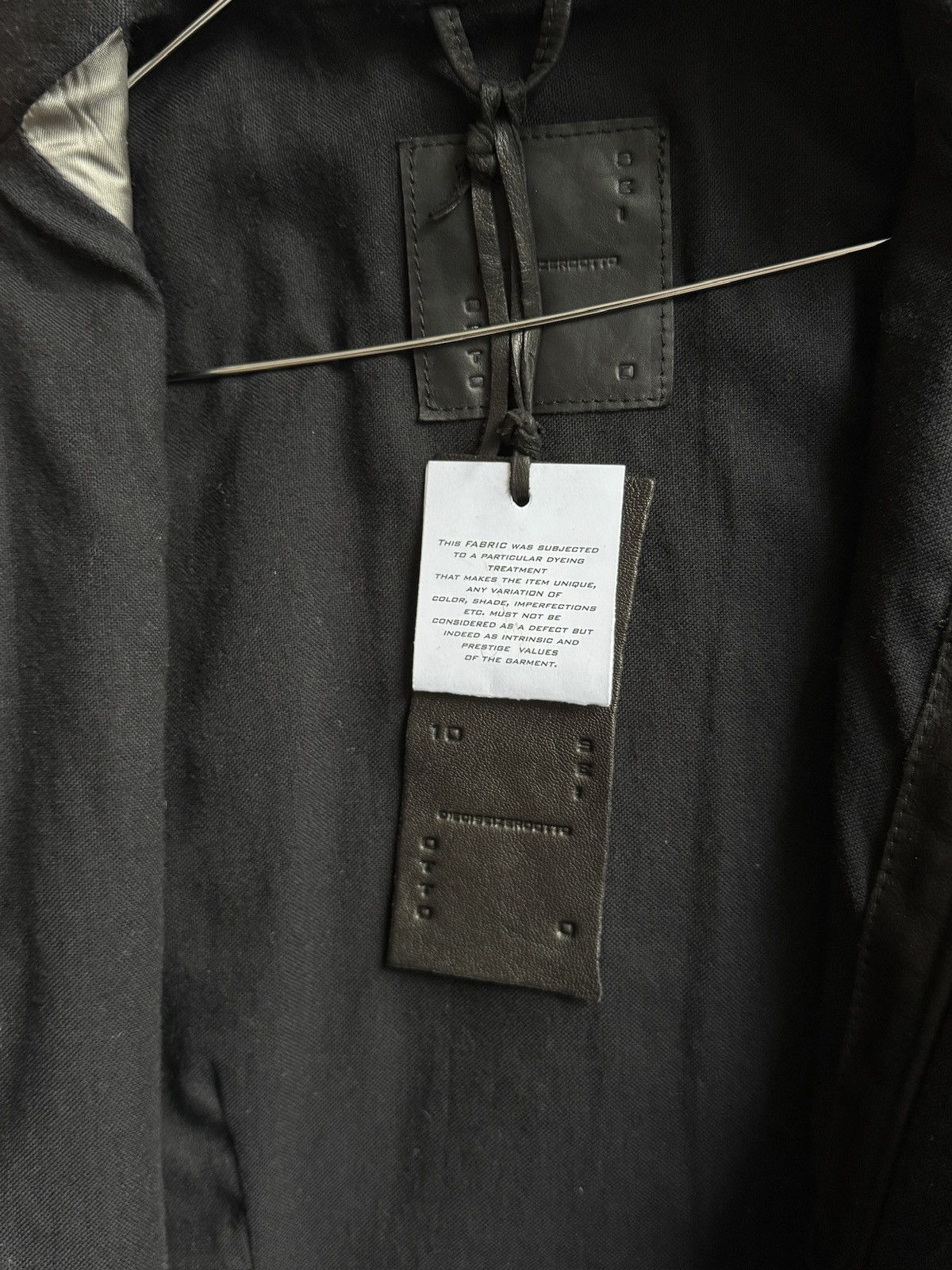 10sei0otto 10sei0otto Scar Stitch Cow Leather Avant-Garde Jacket Size XS / US 0-2 / IT 36-38 - 8 Thumbnail