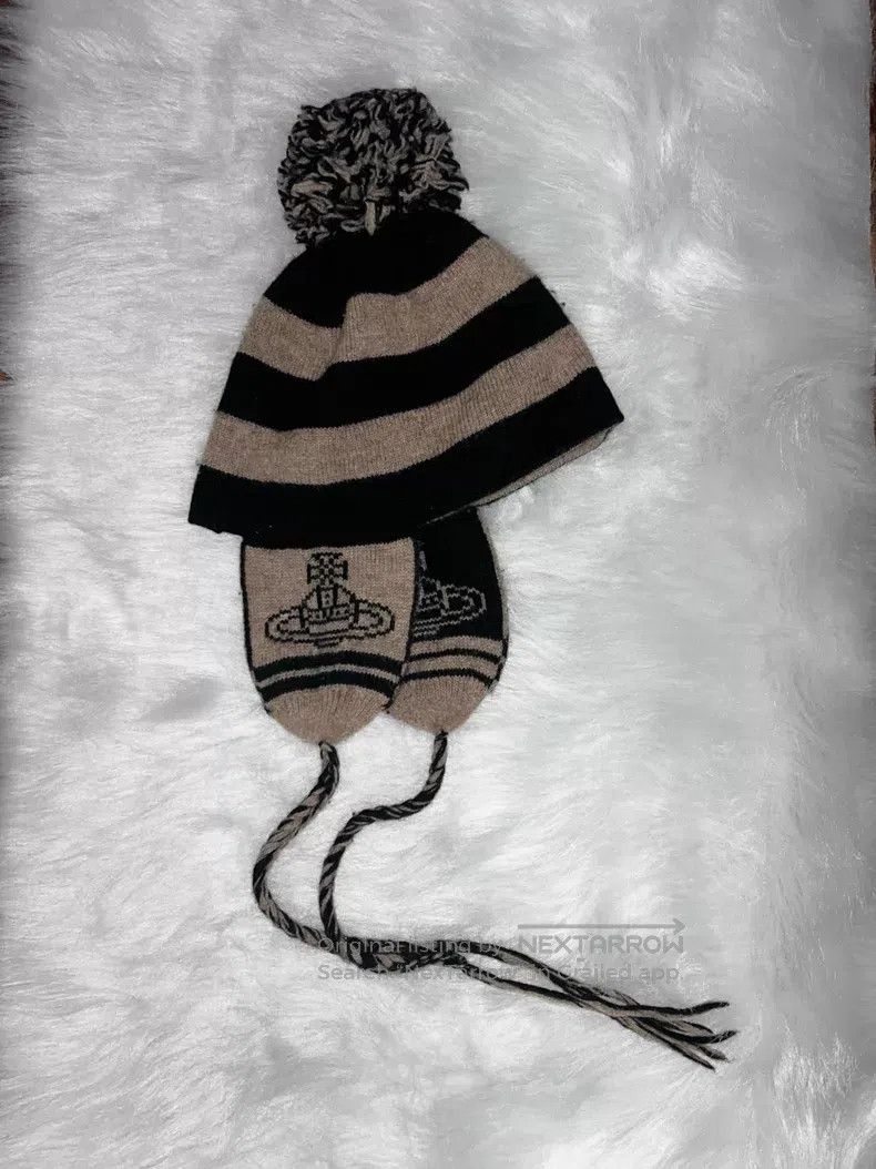 Vivienne Westwood Vivienne Westwood Knitted Ear Flap Hat Size ONE SIZE - 1 Thumbnail