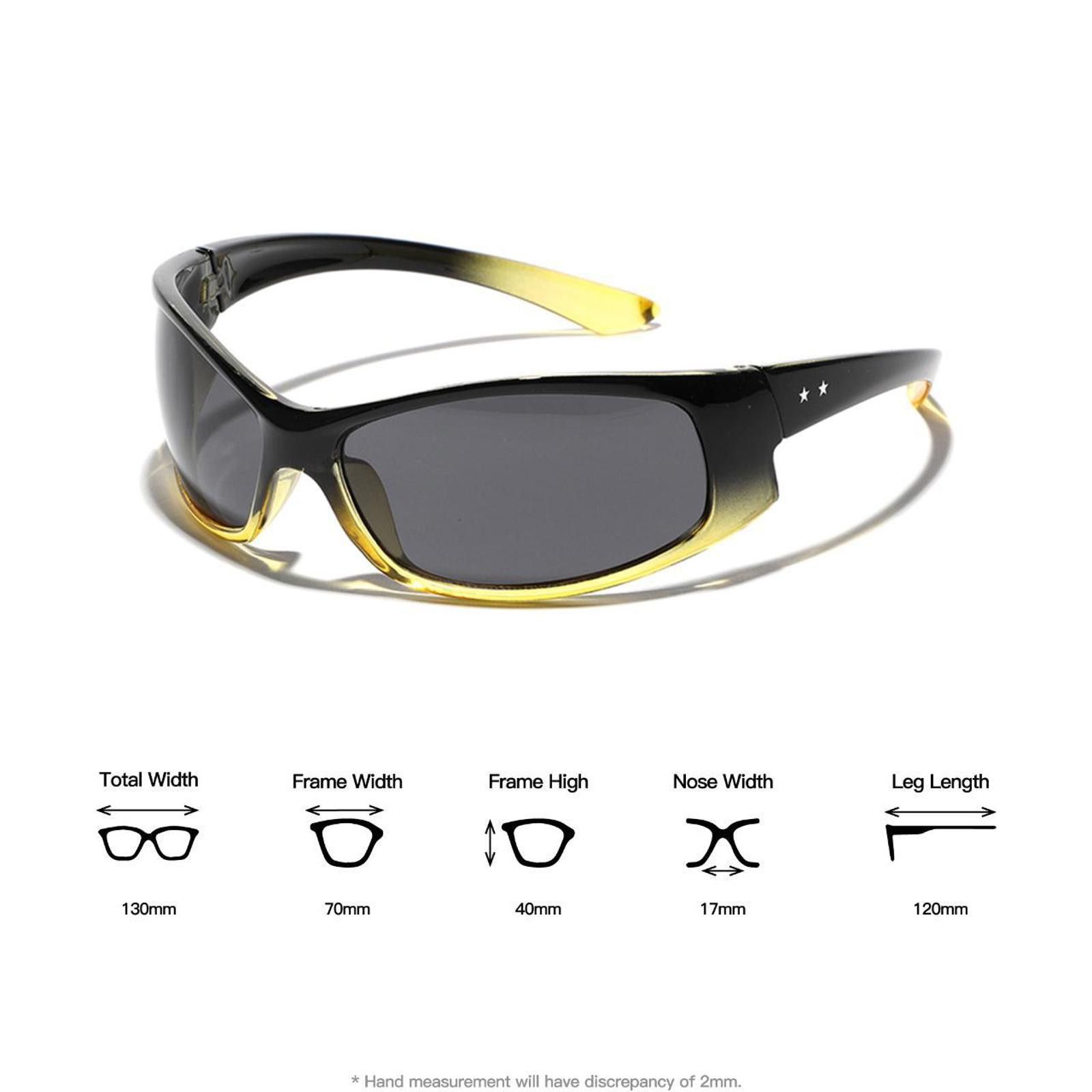 Japanese Brand Y2k Avant Garde Futuristic Cat Eye Black Sunglasses Unisex Size ONE SIZE - 7 Thumbnail
