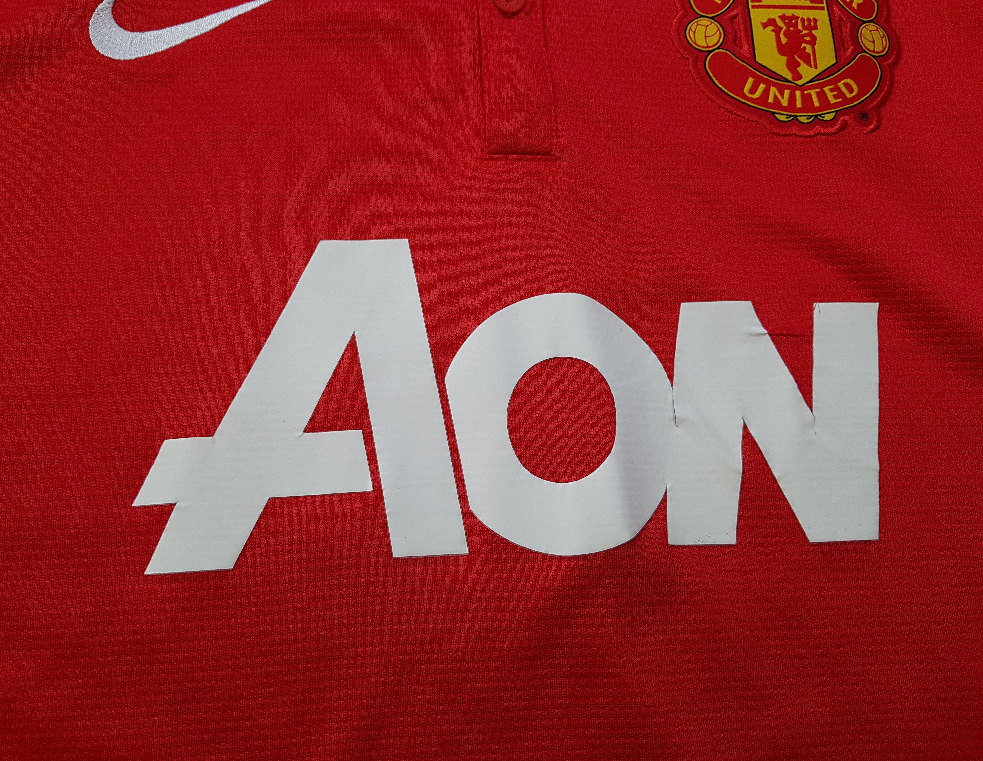 Nike MANCHESTER UNITED 2013-14 NIKE HOME JERSEY SHIRT SOCCER sz L Size US L / EU 52-54 / 3 - 9 Thumbnail