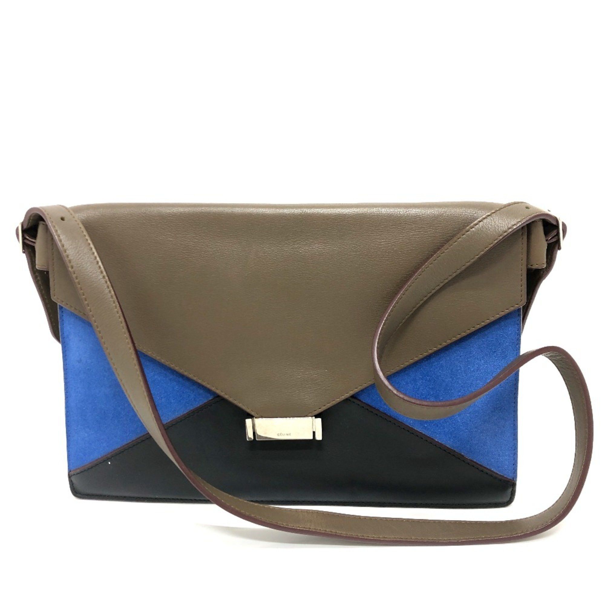 Celine CELINE Crossbody bag Shoulder Bag Brown Black/Blue/SilverHardware Size ONE SIZE - 1 Thumbnail