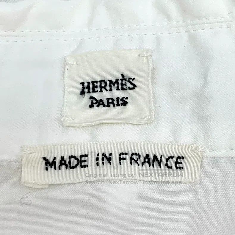 Hermes Hermes White pocket loop cotton lapel zip-up long-sleeve s Size XS / US 0-2 / IT 36-38 - 6 Thumbnail