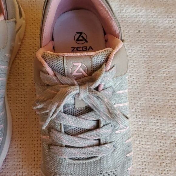 Vintage ZEBA Sz. 12 Silver & Lt. Pink Hands Free Plantar Fasciitis A Size US 12 / IT 42 - 3 Thumbnail