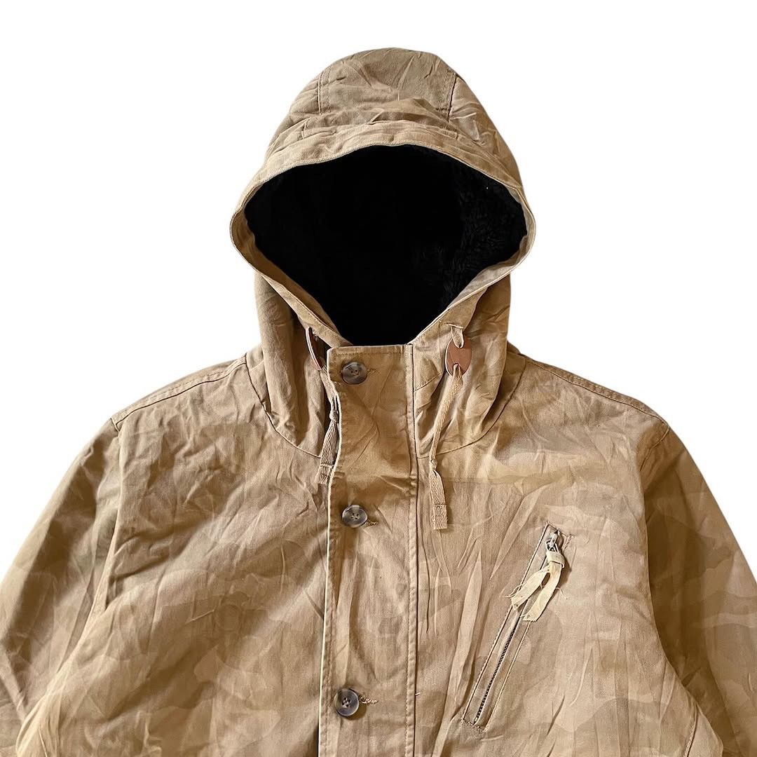 Issey Miyake × Japanese Brand × Tete Homme ⚡️QUICKSALE⚡️TETE HOMME Camo Boa Mountain Parka Jacket Size US XL / EU 56 / 4 - 6 Thumbnail