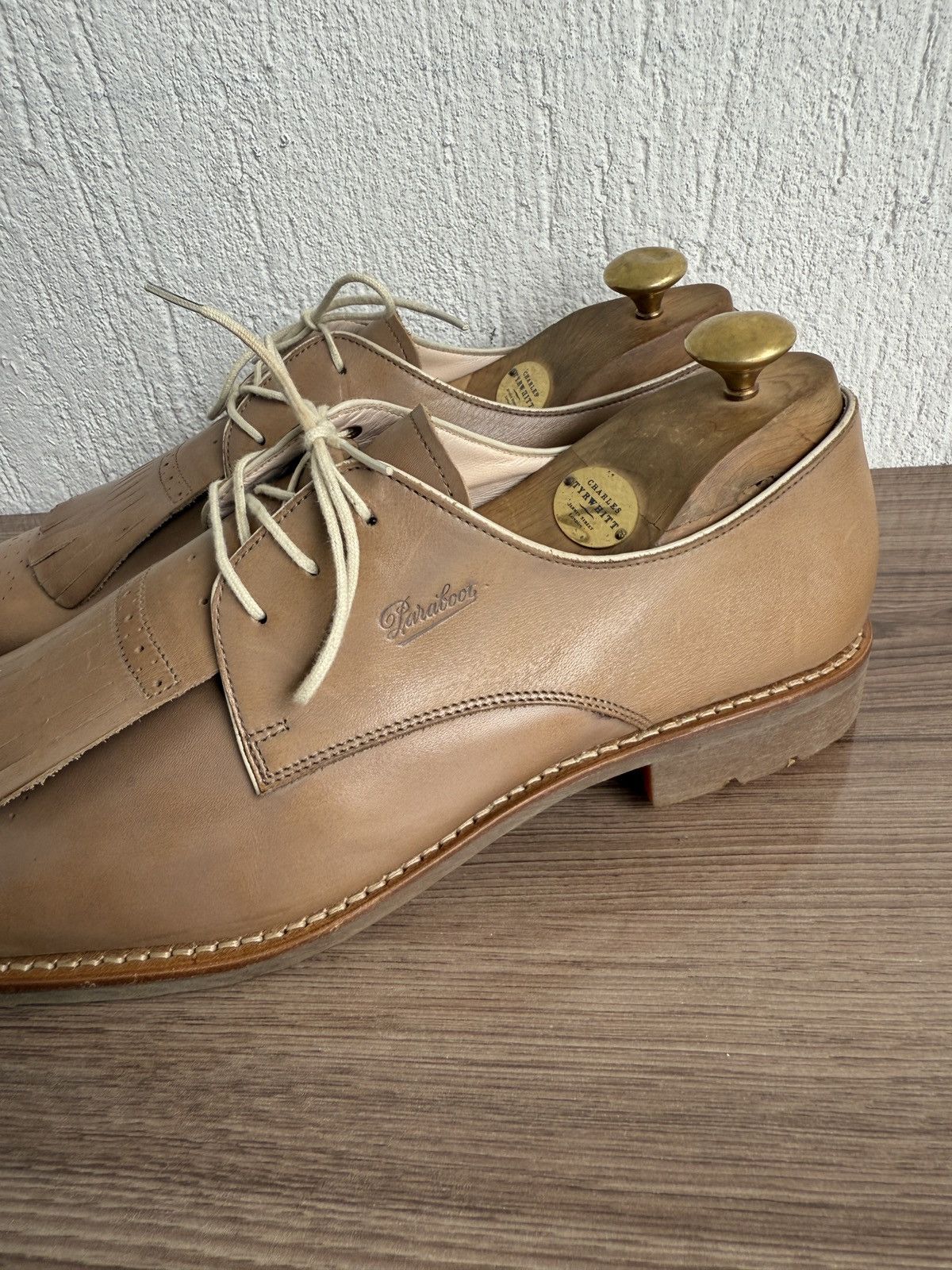 Paraboot Micheal marche tan derby Size US 8 / EU 41 - 10 Thumbnail