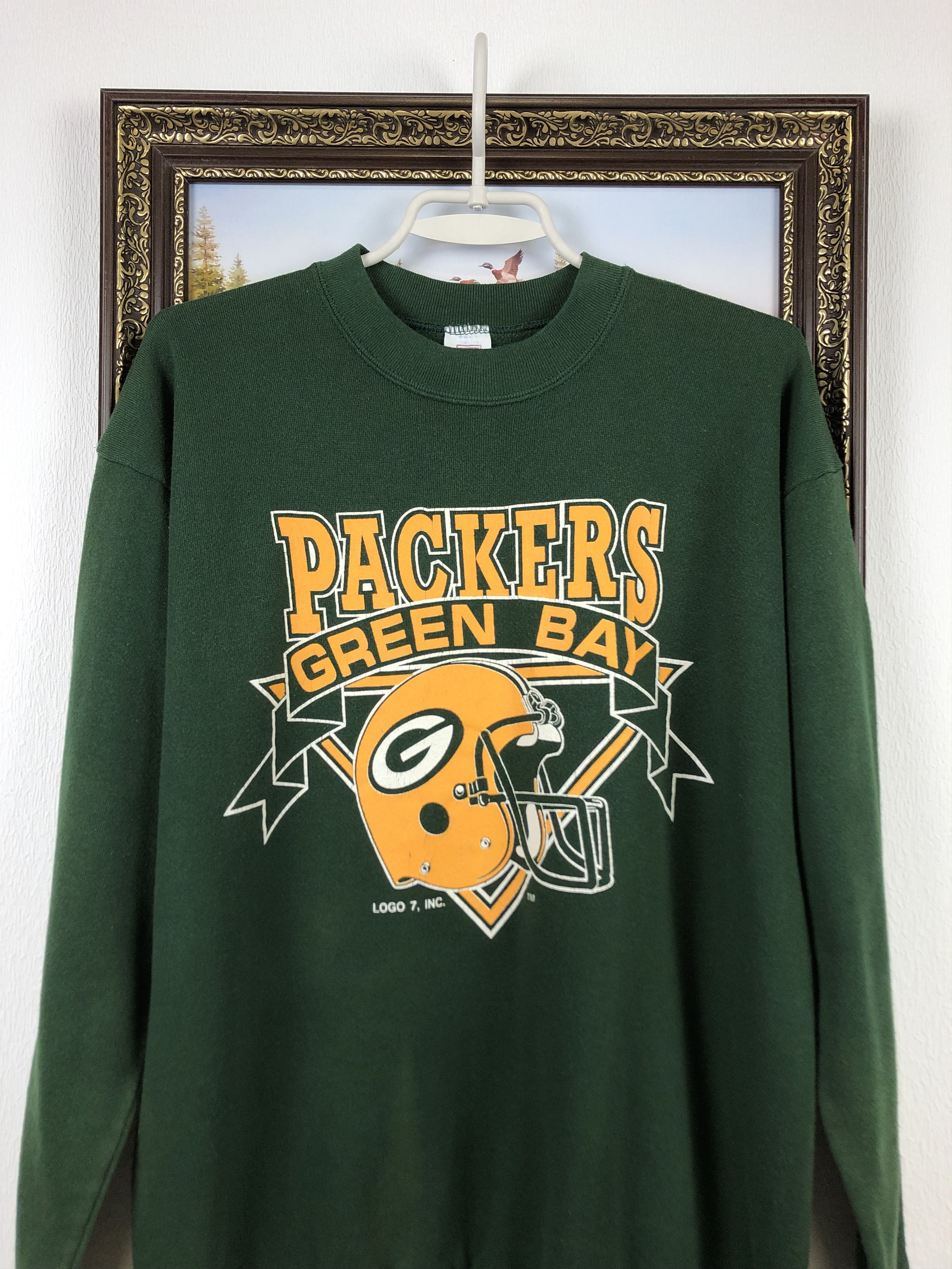 NFL Vintage 90's Green Bay Packers Sweatshirt Crewneck NFL Rare Size US L / EU 52-54 / 3 - 2 Thumbnail