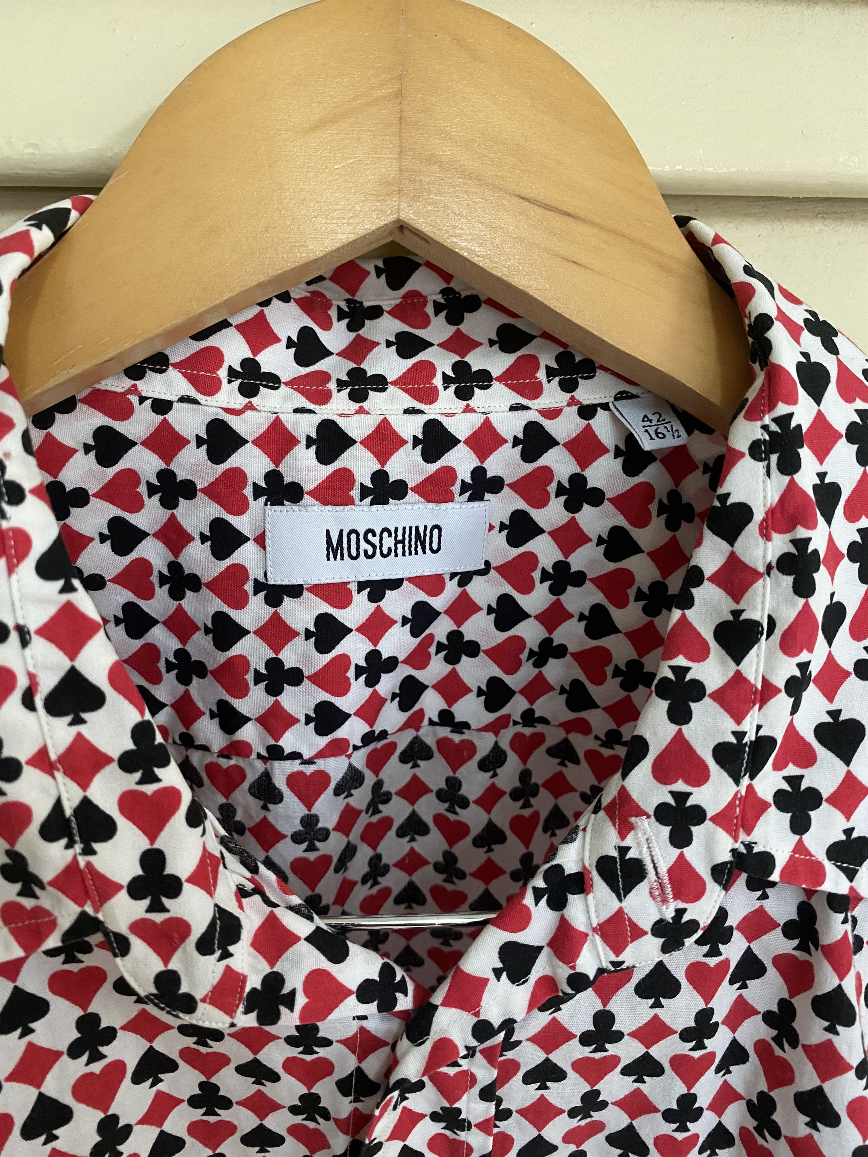 Moschino Oversized Moschino Poker Card Shirt Size US M / EU 48-50 / 2 - 3 Thumbnail