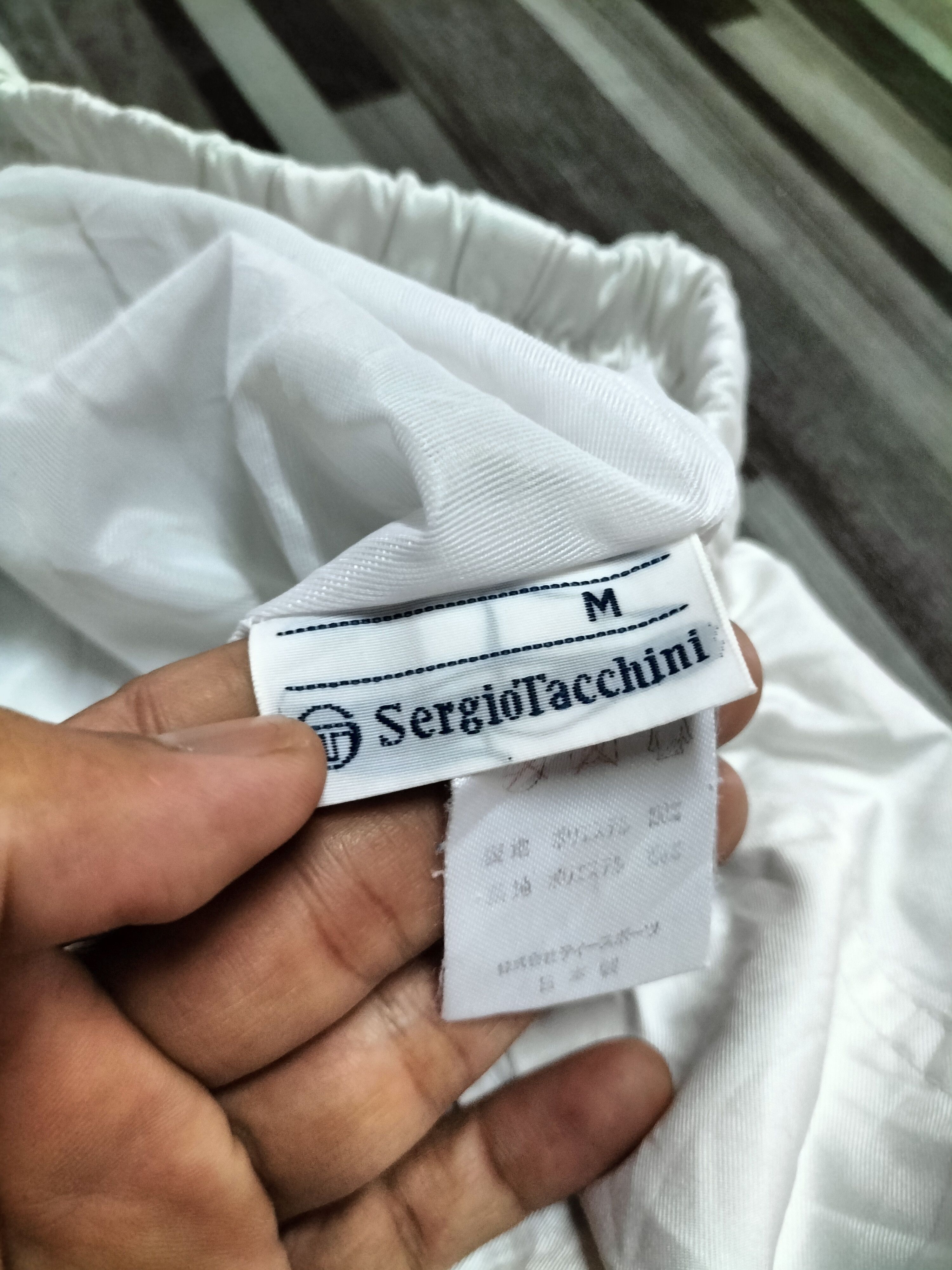Sergio Tacchini Vintage Sweat Track Wind Breaker 90s Fashion sports Size US 30 / EU 46 - 2 Thumbnail