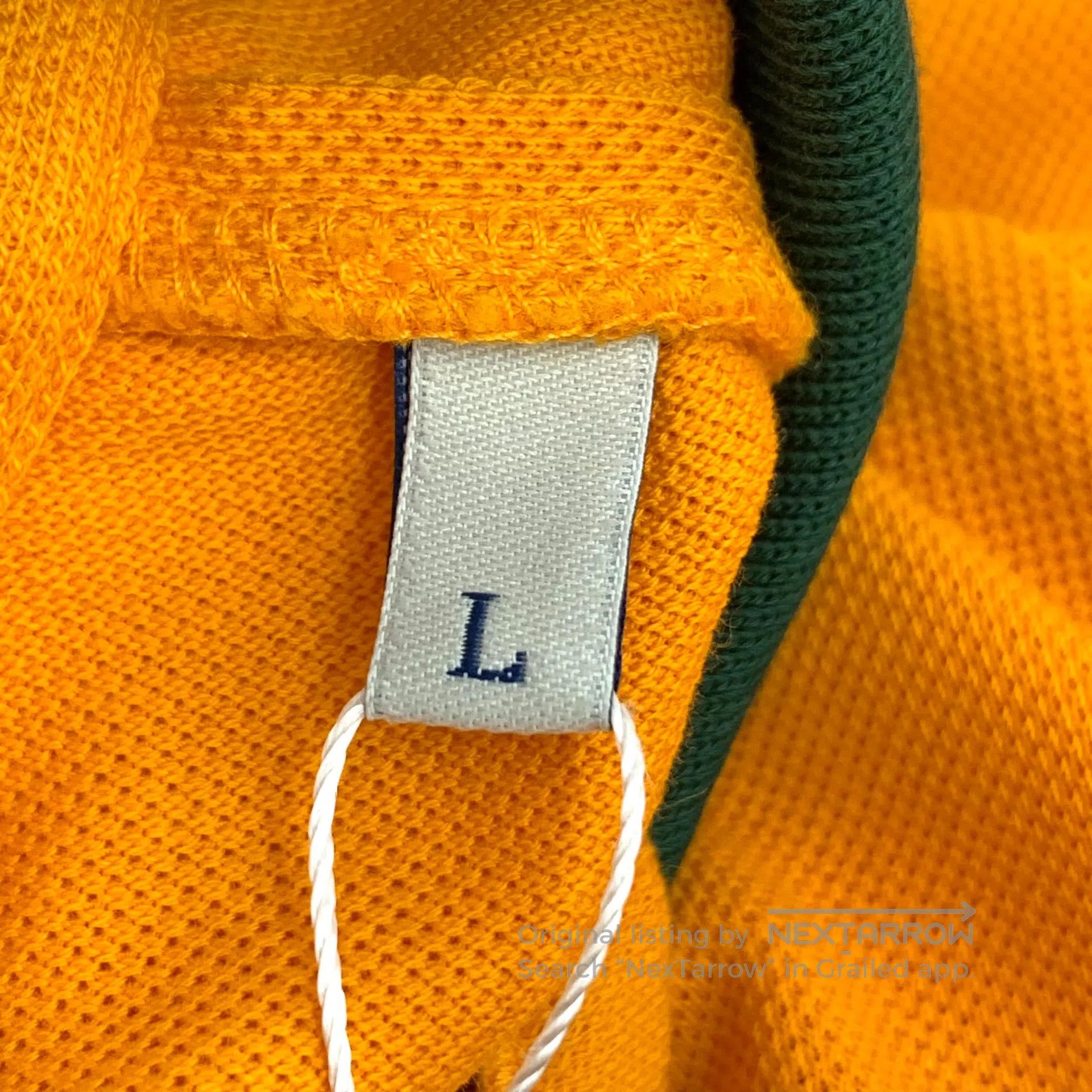 Moncler Moncler Yellow logo patch cotton collar single-breasted sh Size US L / EU 52-54 / 3 - 7 Thumbnail