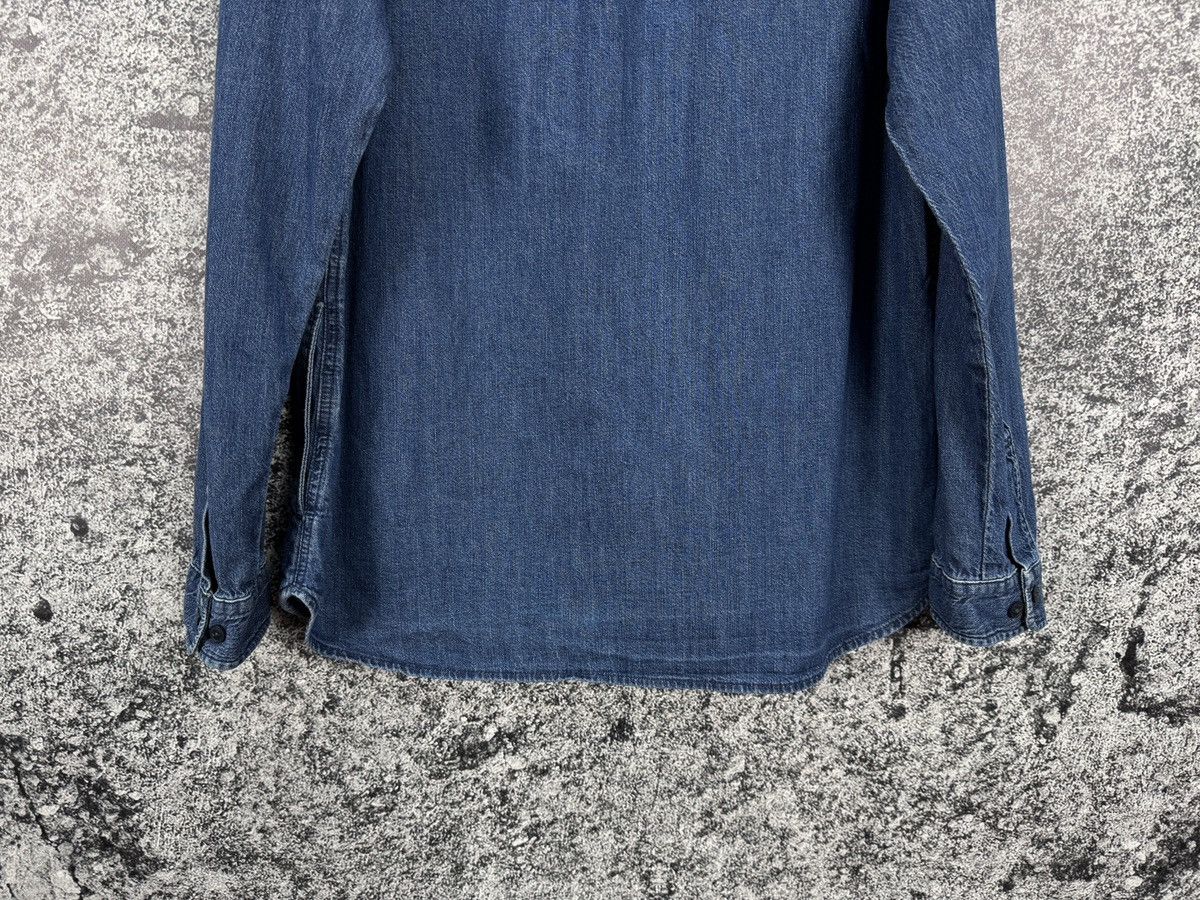 Edwin Men’s Edwin Indigo Long Sleeve Denim Shirt Button Up Size XL Size US XL / EU 56 / 4 - 11 Thumbnail