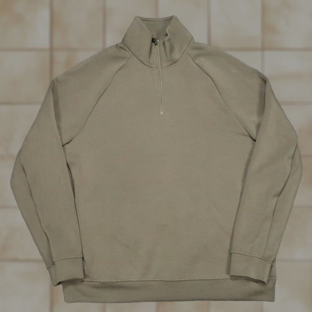 Lululemon Pullover Mens L Brown Quarter Zip 1/4 Zip Lightweight Breathable Stretch Activewear Casual Travel Shirt