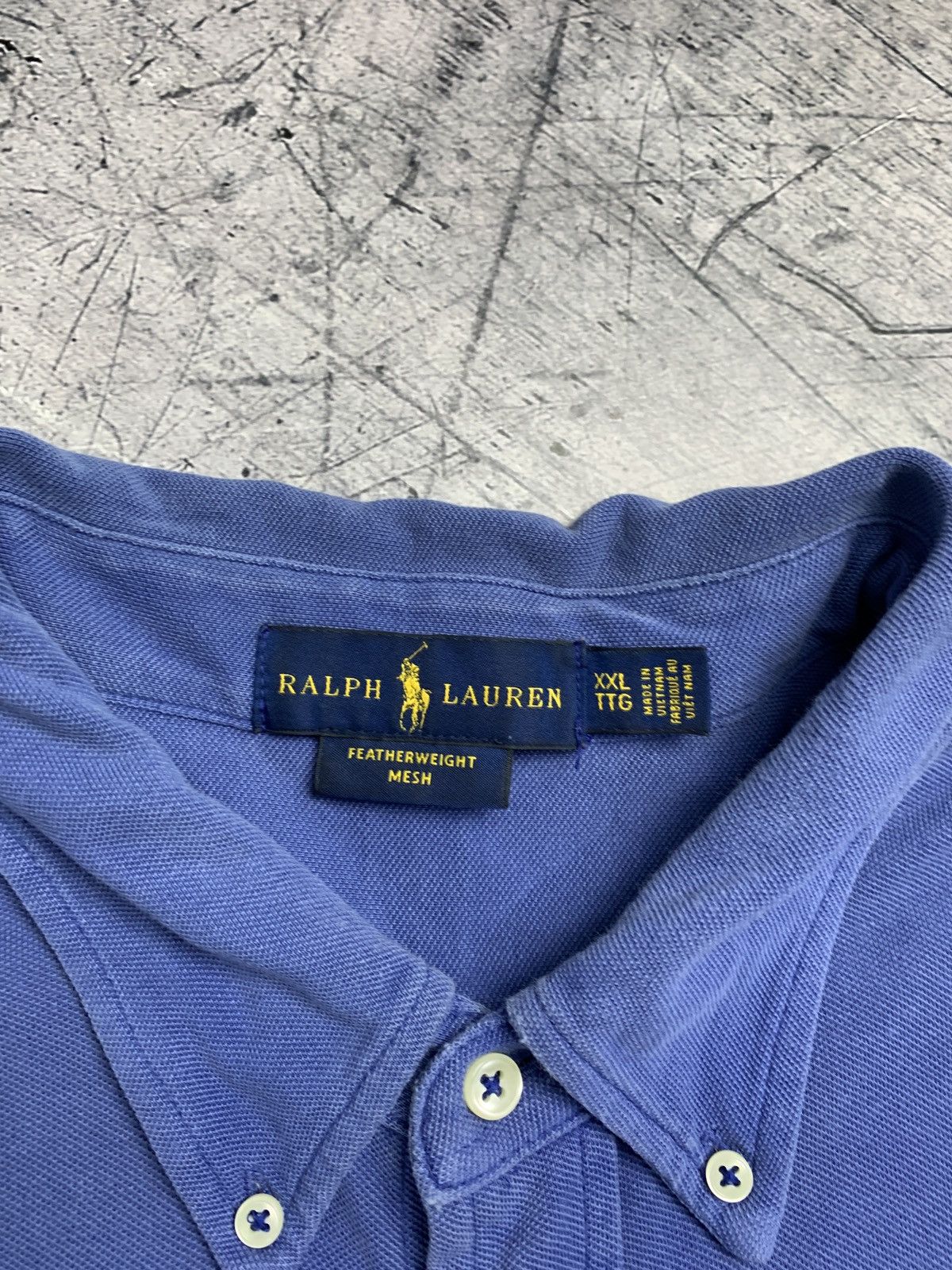 Ralph Lauren Men’s Ralph Lauren Featherweight Mesh Shirt Long Sleeve Top Size US XXL / EU 58 / 5 - 6 Thumbnail