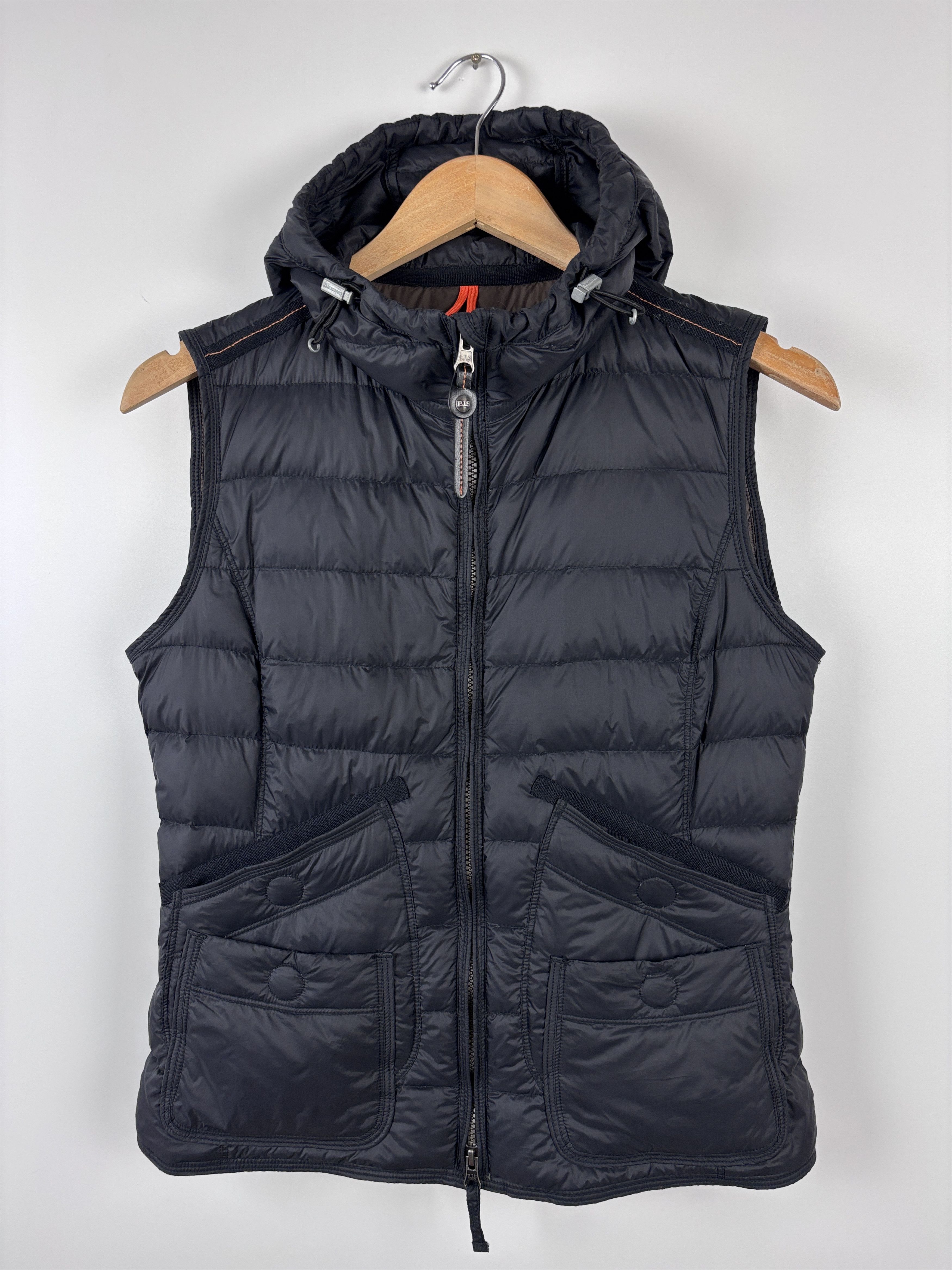 Parajumpers Womens Parajumpers Super Lightweight Down Vest Black Size M Size M / US 6-8 / IT 42-44 - 1 Thumbnail