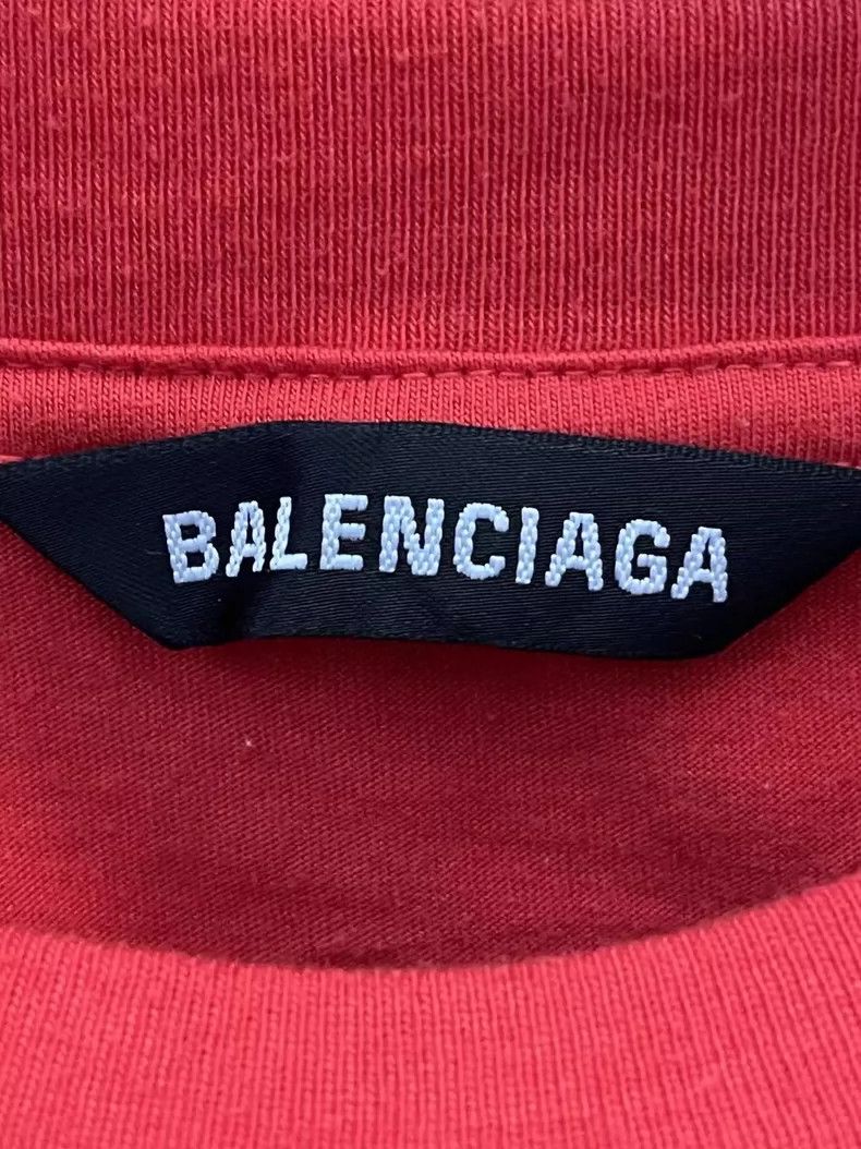Balenciaga Balenciaga Embroidered Letter Short Sleeve Size US S / EU 44-46 / 1 - 2 Thumbnail