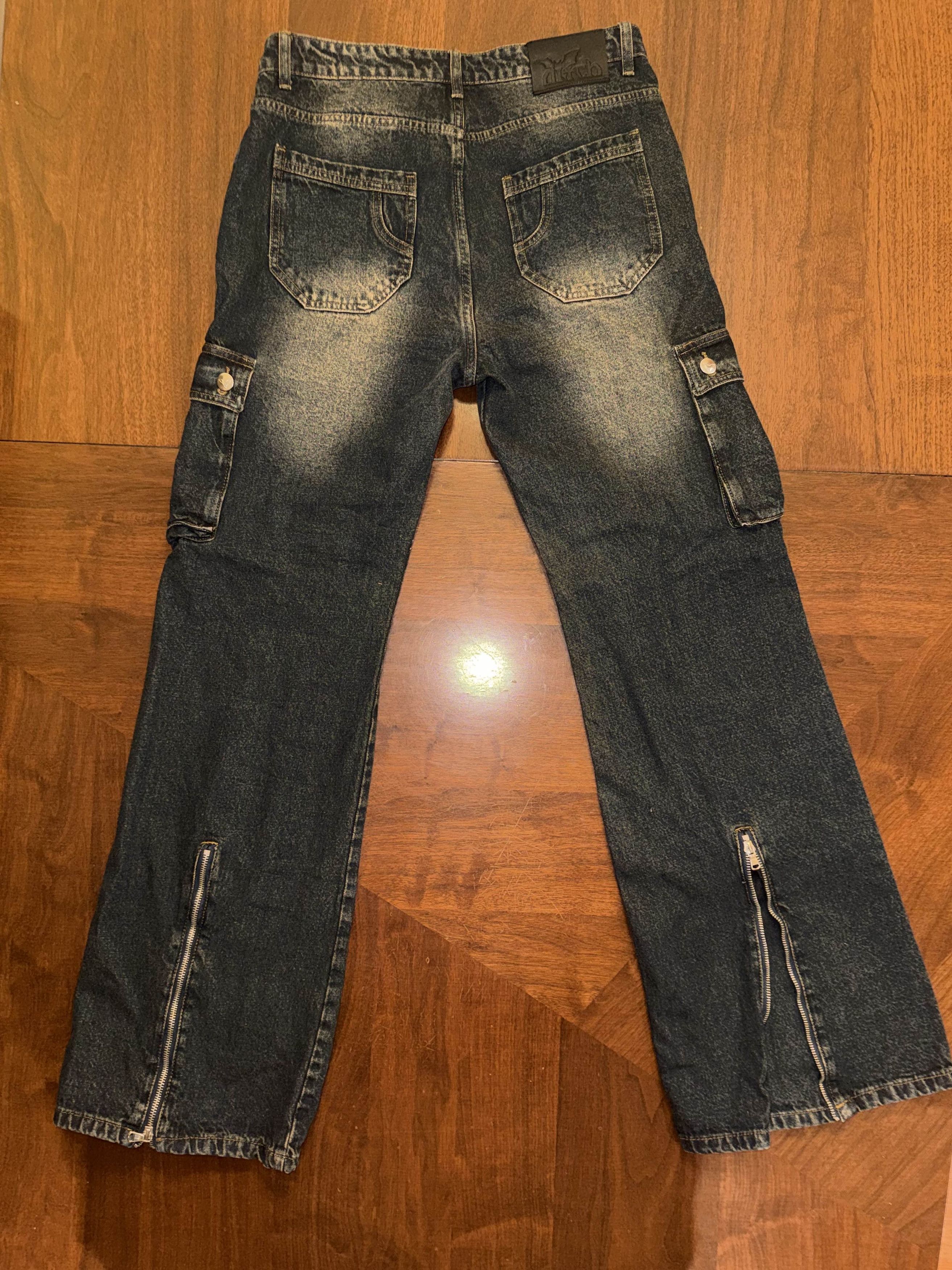 Other Ditch LA Flared Adjustable Cargo Denim *FIRST DROP* 32x34 Size US 32 / EU 48 - 2 Thumbnail