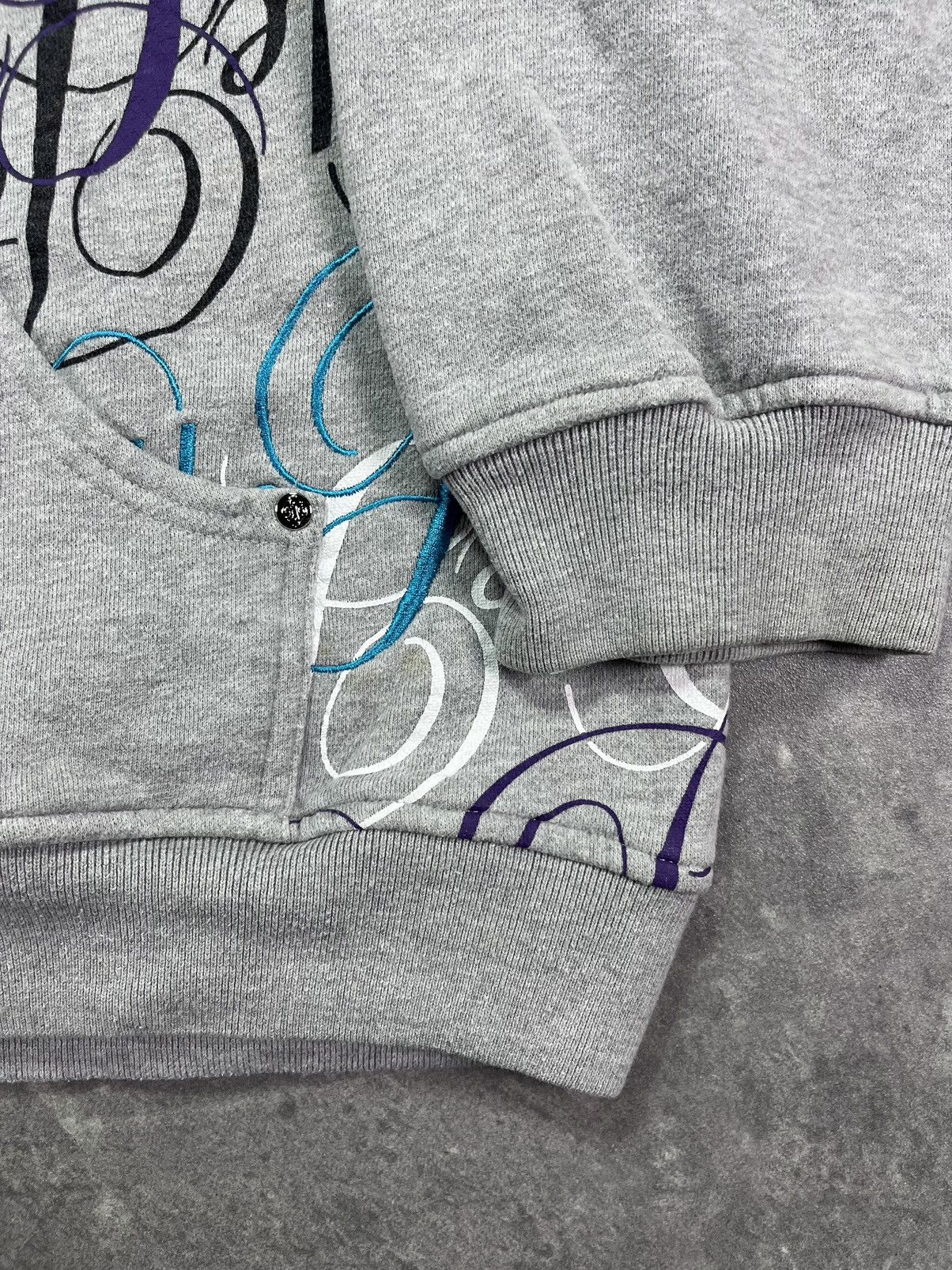 Pelle Pelle Pelle Pelle Multilogo Printed Embroidered Baggy Zip Hoodie Size US XXL / EU 58 / 5 - 7 Thumbnail