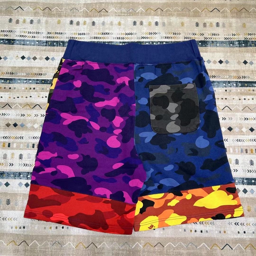 Bape ABC CAMO SHARK SWEAT SHORTS Size US 34 / EU 50 - 8 Thumbnail