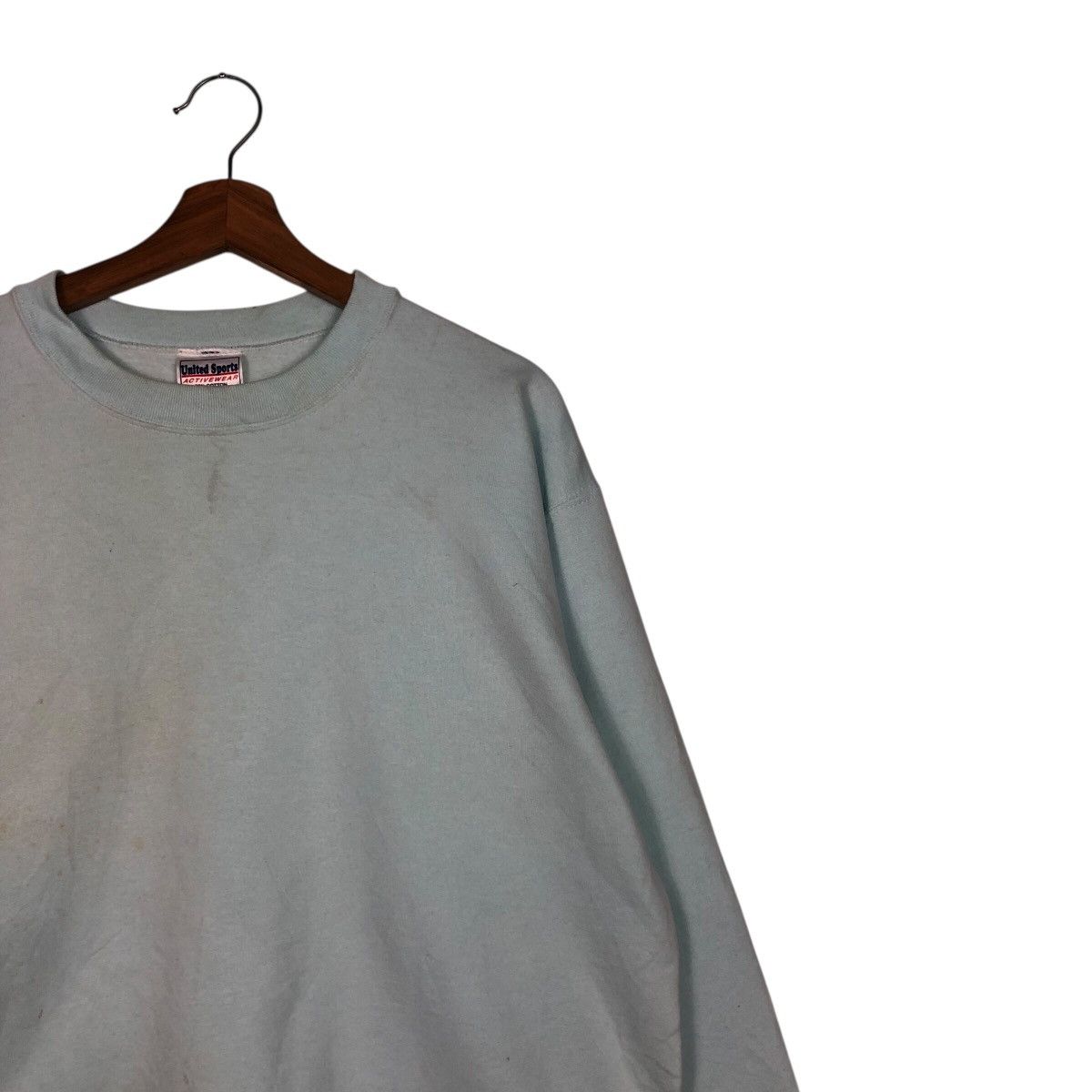 Vintage 📌Vintage Plain Sweatshirt United Sports Wear Size US L / EU 52-54 / 3 - 7 Thumbnail
