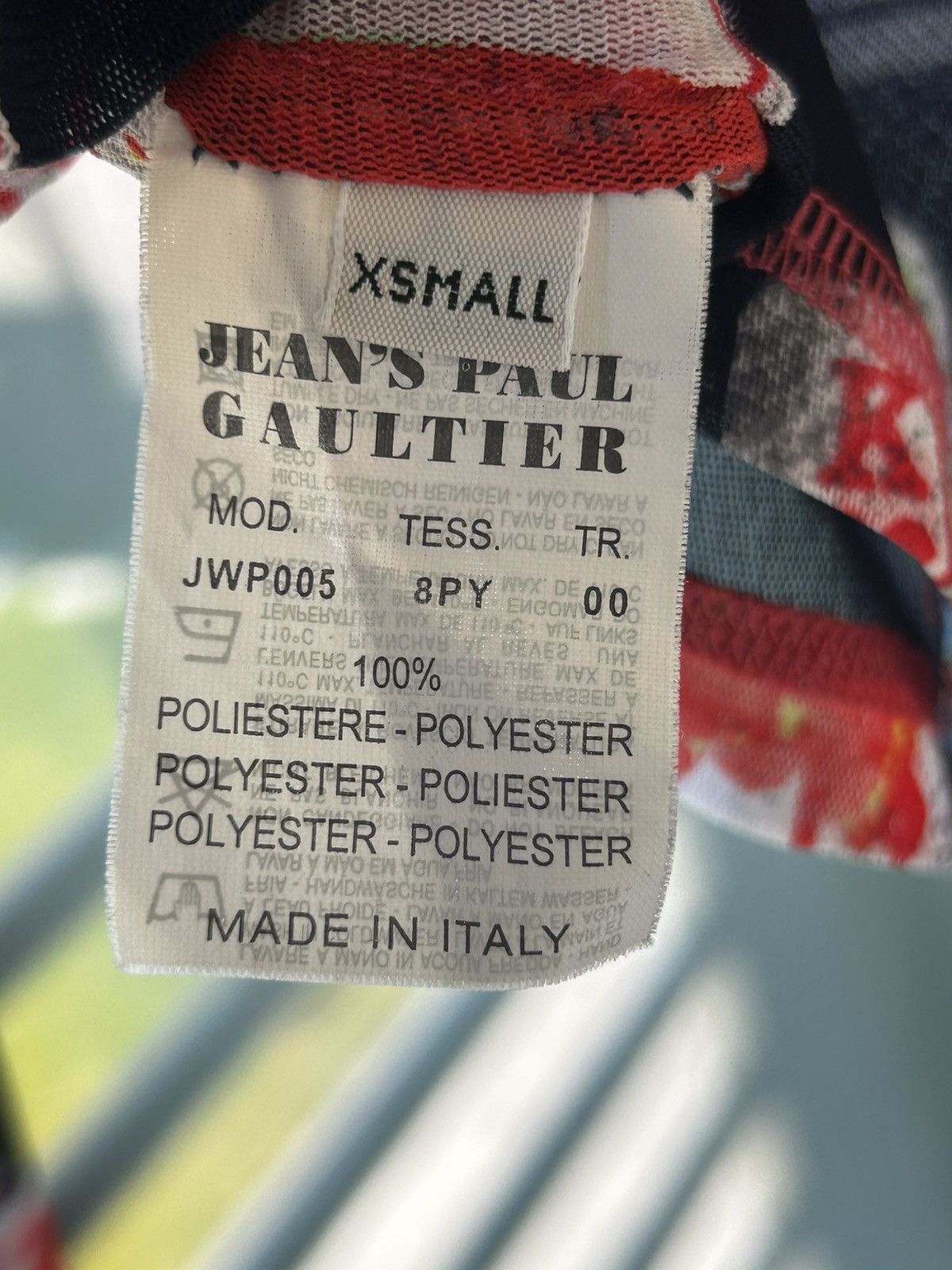 Jean Paul Gaultier Jean Paul Gaultier Erotic Poker Casino Card Mesh Top rare Size XS / US 0-2 / IT 36-38 - 18 Thumbnail