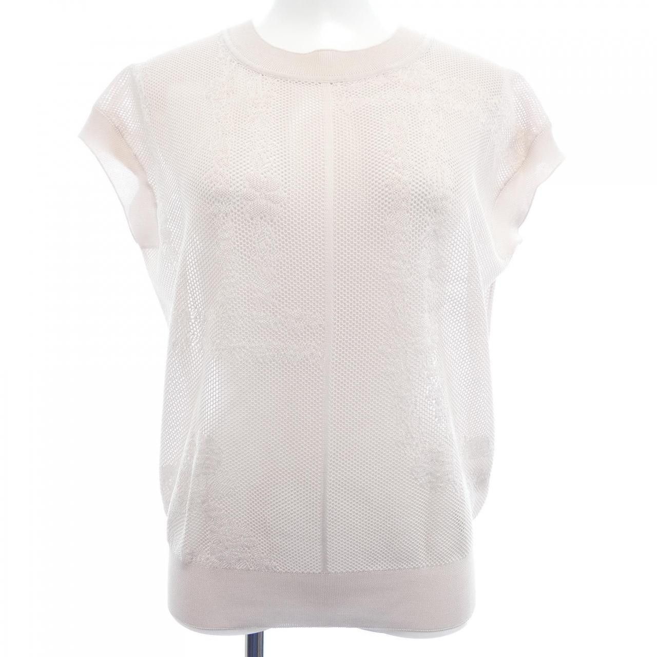 Hermes Hermes Hermes EN DESORDRE A FLEURS Silk Top Textile Tops DUTY FREE for USA Size ONE SIZE - 1 Thumbnail