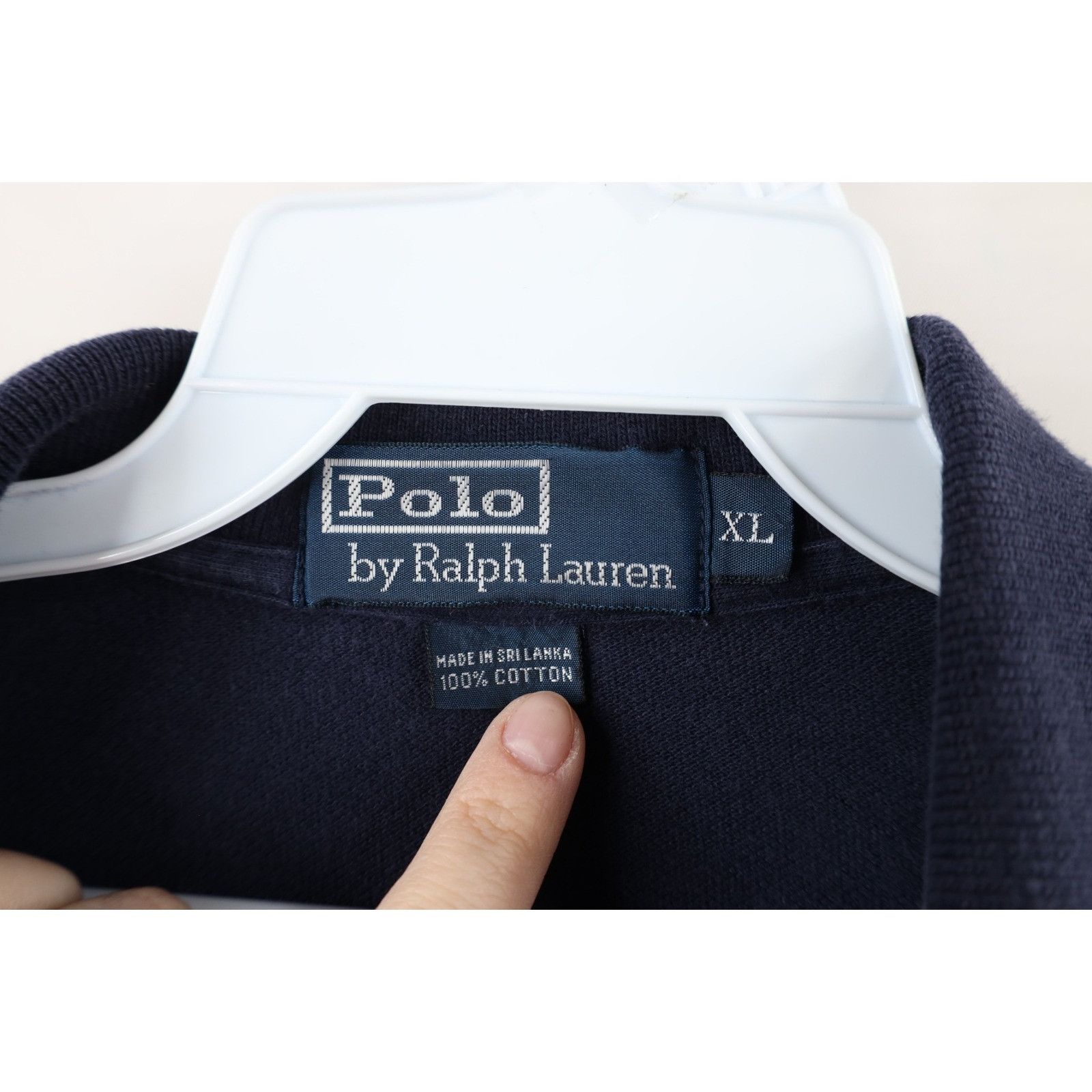 Polo Ralph Lauren Vintage 90s Ralph Lauren Faded Long Sleeve Rugby Polo Size US XL / EU 56 / 4 - 8 Thumbnail