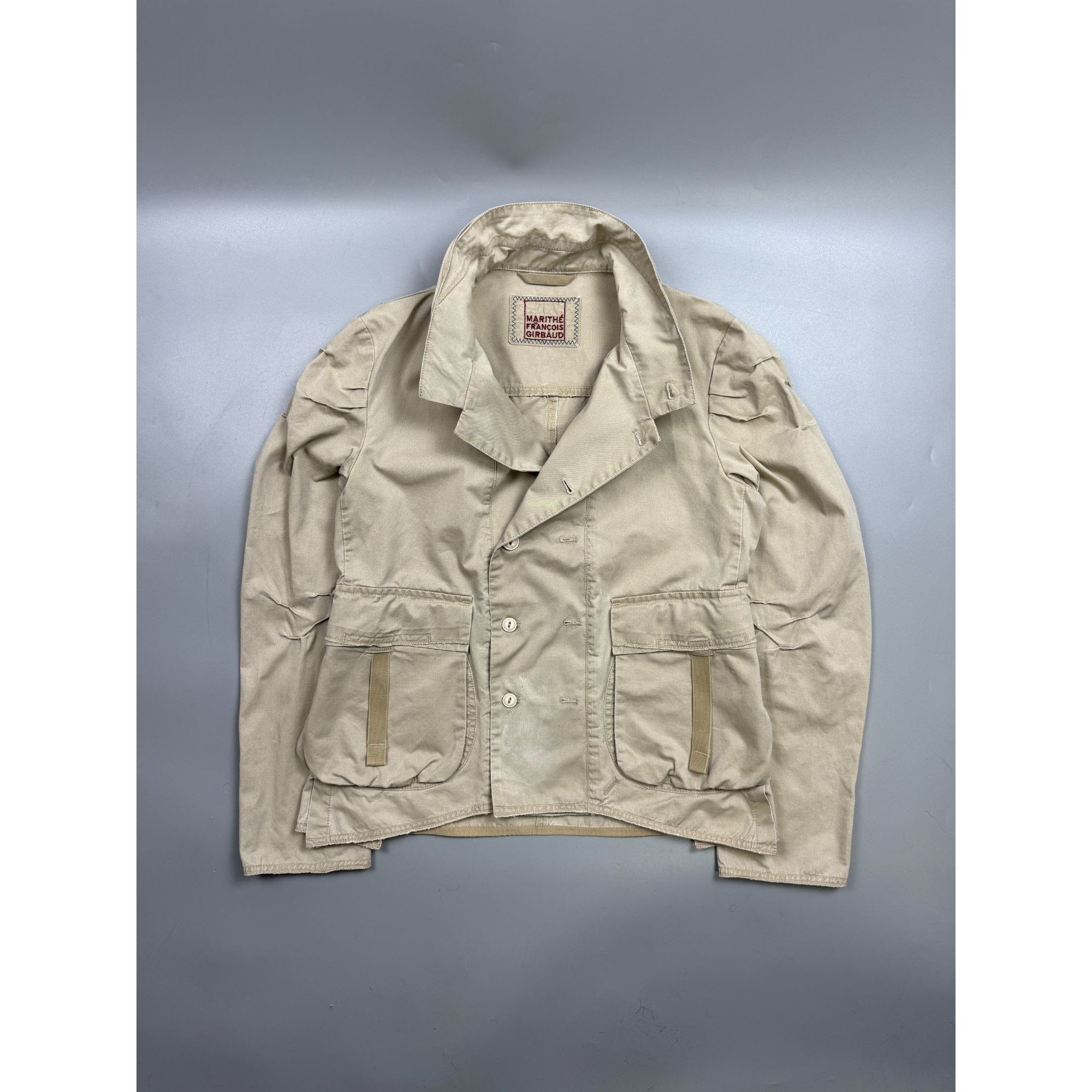 Marithe + Francois Girbaud Vintage Marithe Francois Girbaud Military Jacket (YG023) Size M / US 6-8 / IT 42-44 - 1 Thumbnail